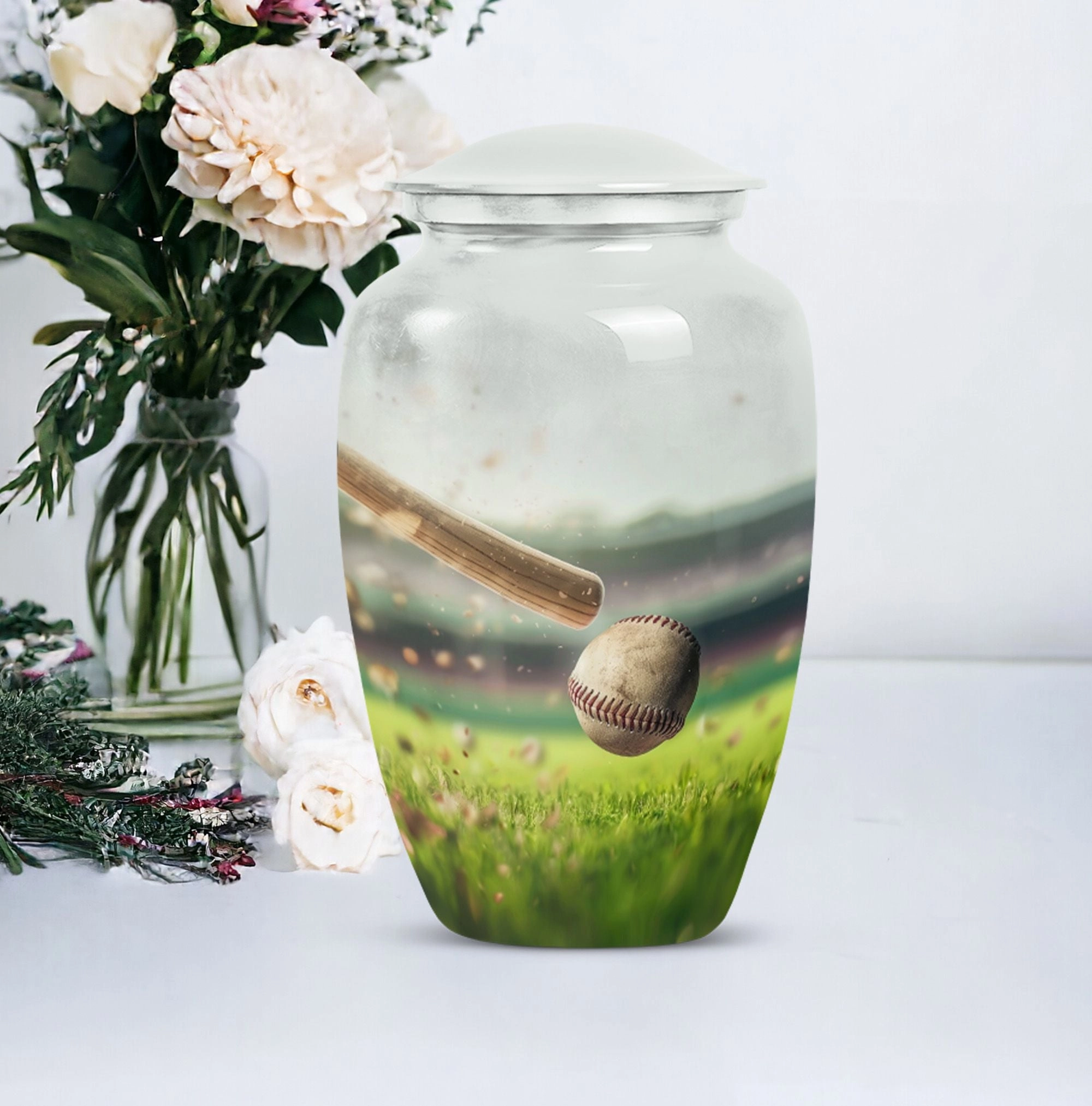 Baseball Tribute - A Bespoke Burial Urn for Cherished Memorabilia