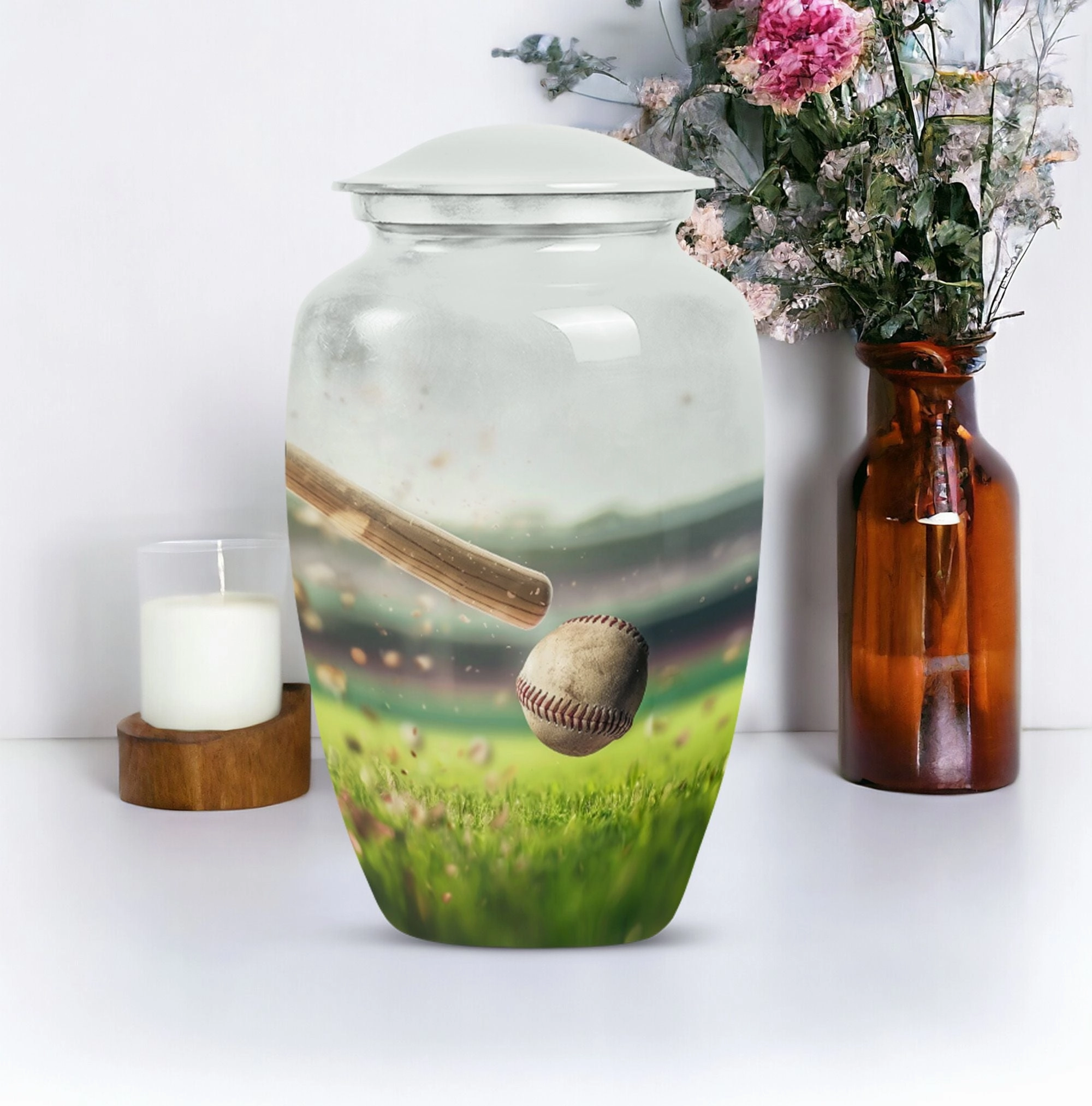 Baseball Tribute - A Bespoke Burial Urn for Cherished Memorabilia