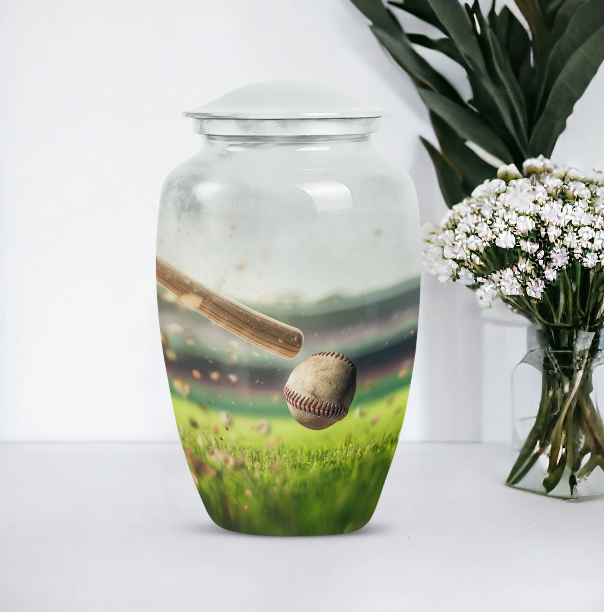 Baseball Tribute - A Bespoke Burial Urn for Cherished Memorabilia