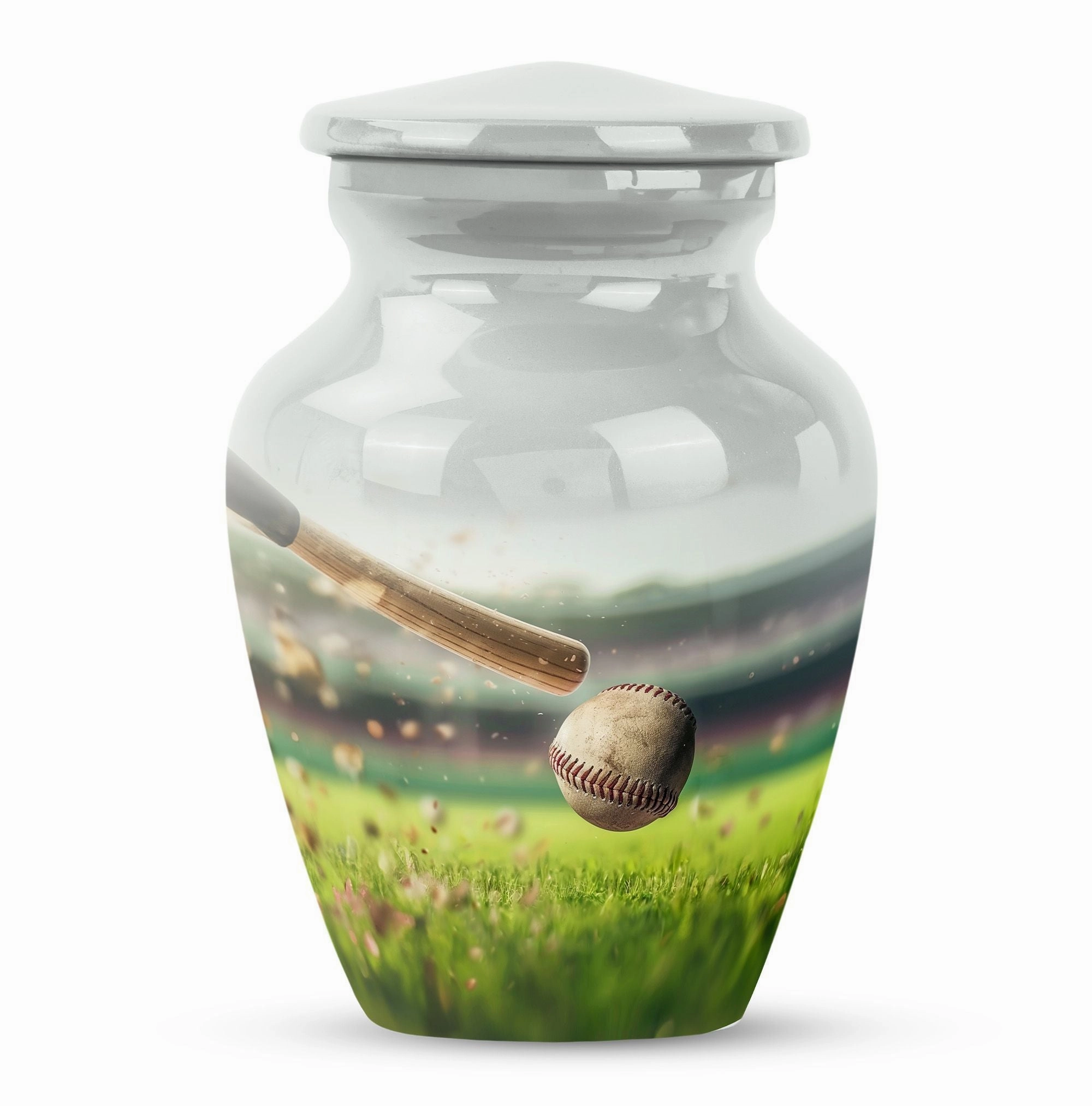 Baseball Tribute - A Bespoke Burial Urn for Cherished Memorabilia