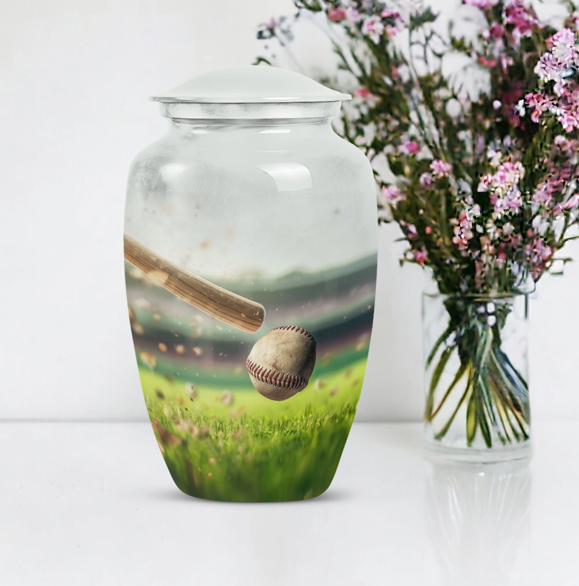 Baseball Tribute - A Bespoke Burial Urn for Cherished Memorabilia