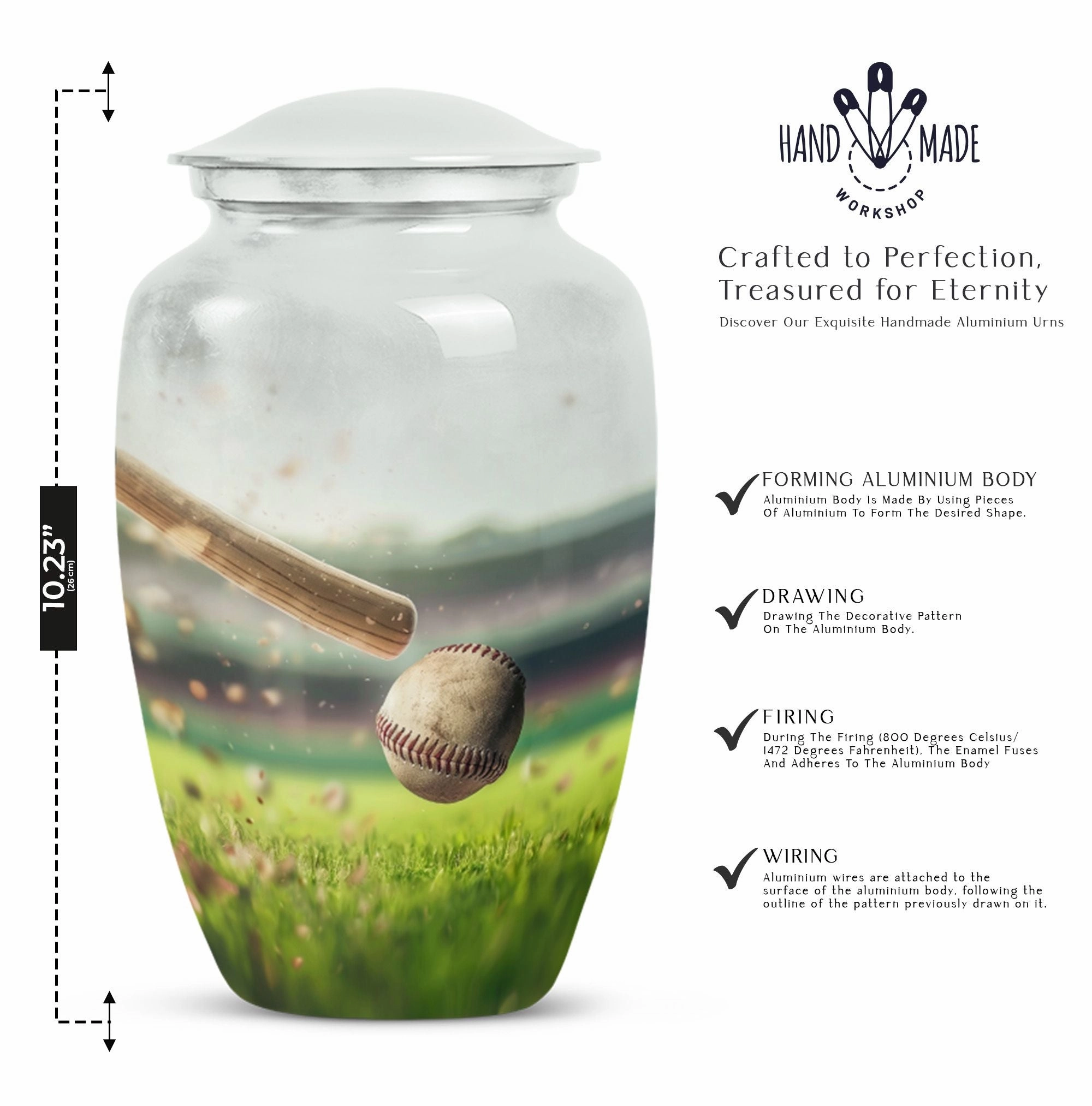 Baseball Tribute - A Bespoke Burial Urn for Cherished Memorabilia
