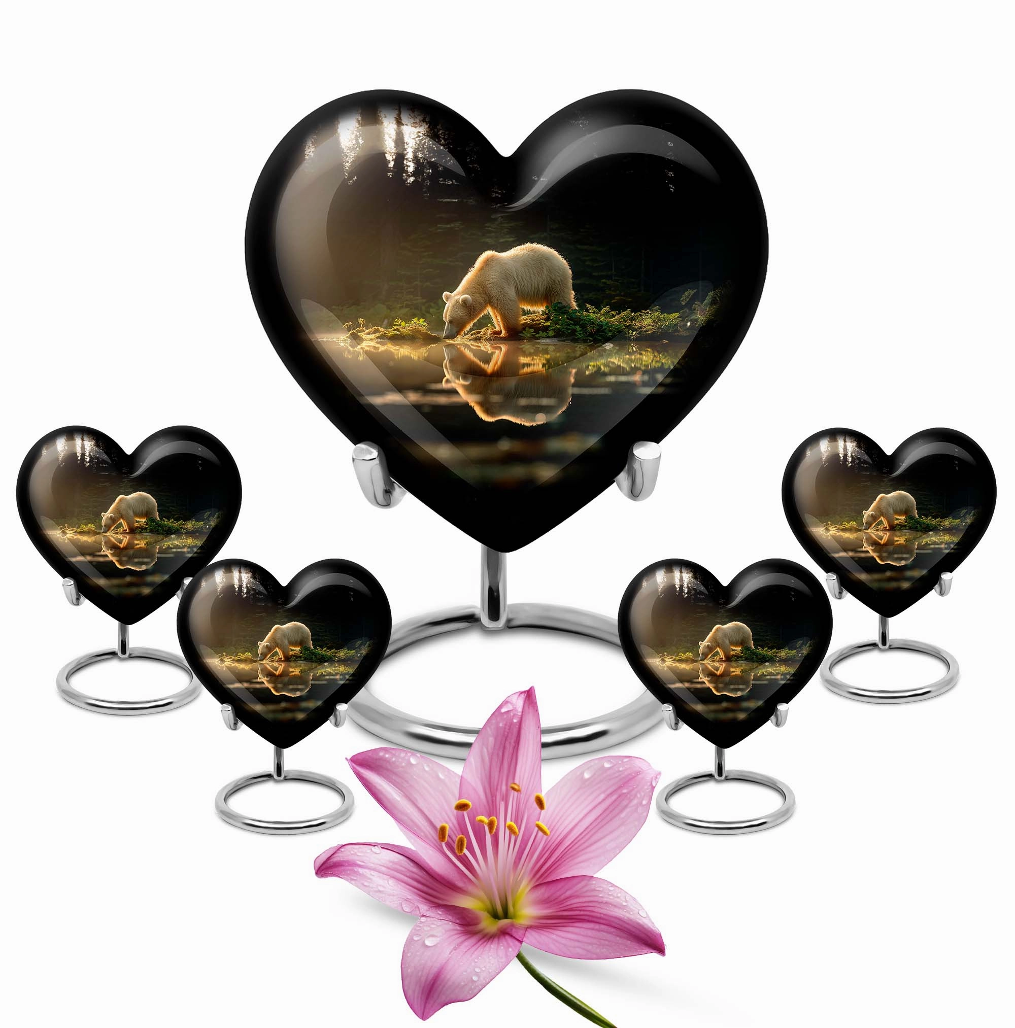 Bear Cremation Container - Serenity Memorial Urn