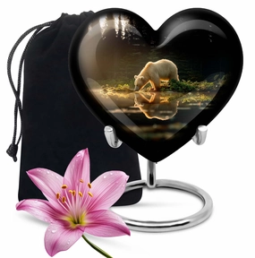 Bear Cremation Container - Serenity Memorial Urn