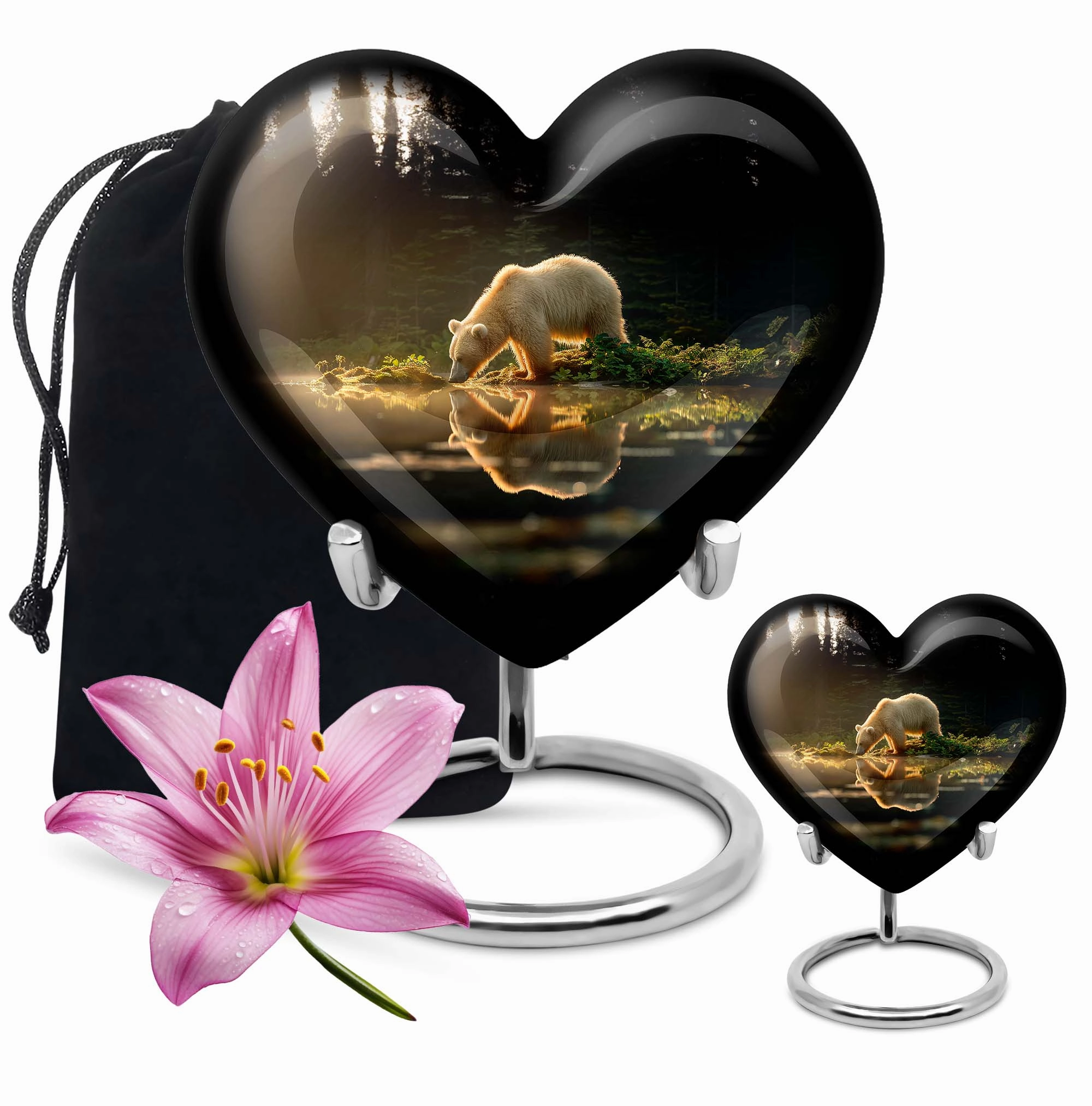 Bear Cremation Container - Serenity Memorial Urn