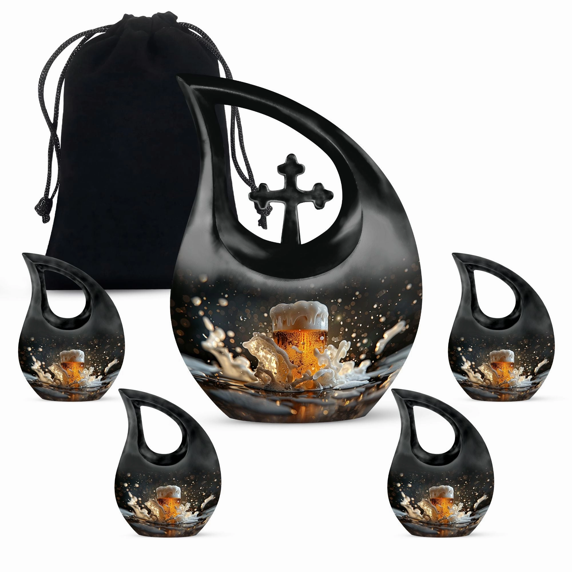 Beer Cremation Urns For Men Memorial & Funeral Urn