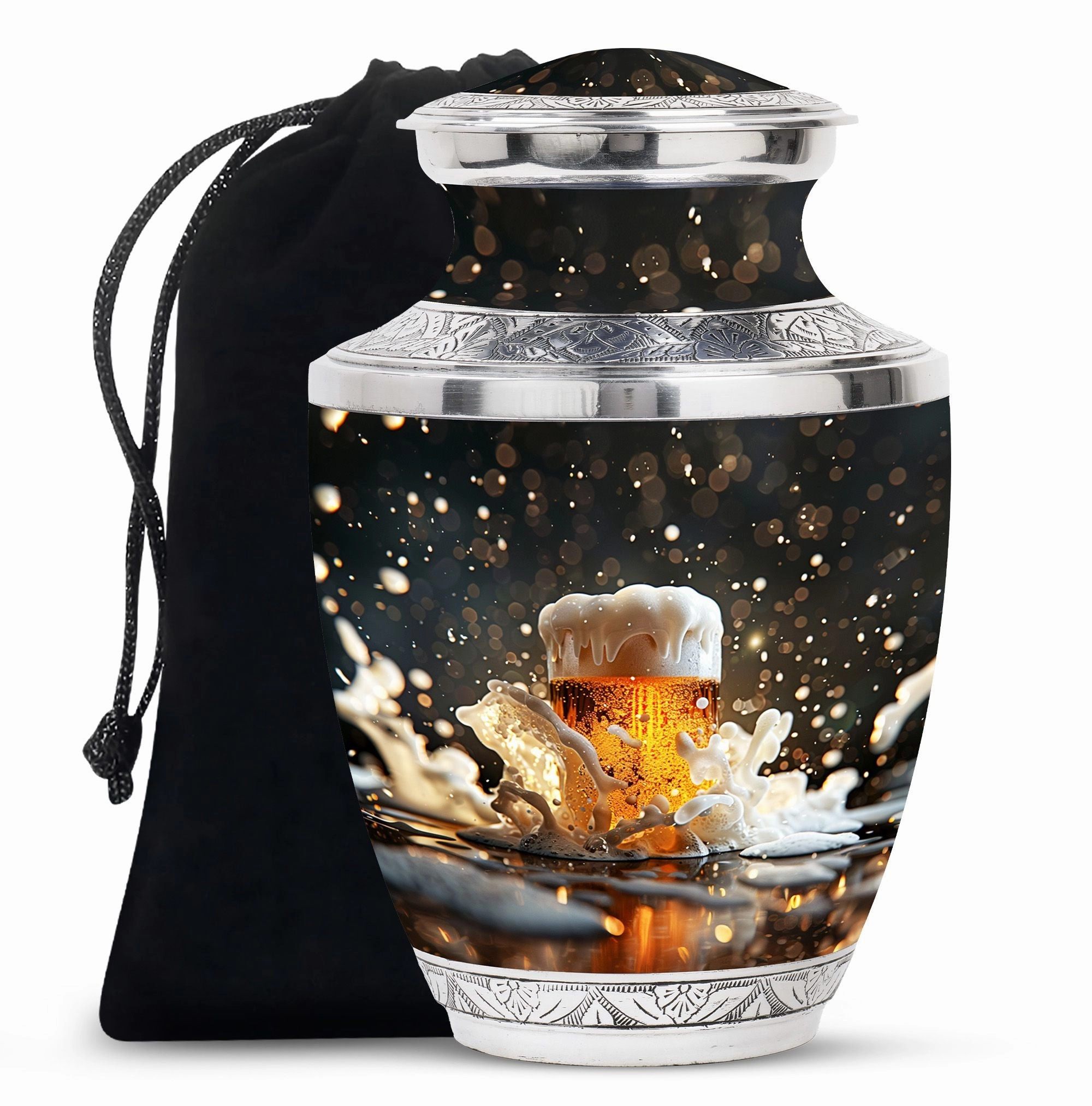 Beer Cremation Urns For Men Memorial & Funeral Urn