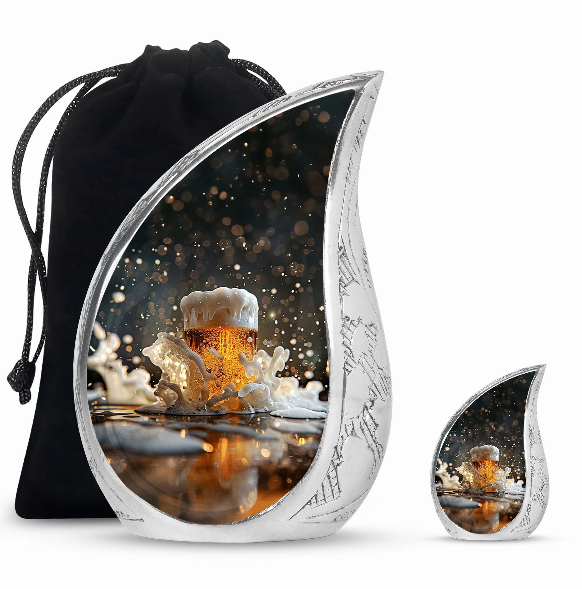 Beer Cremation Urns For Men Memorial & Funeral Urn