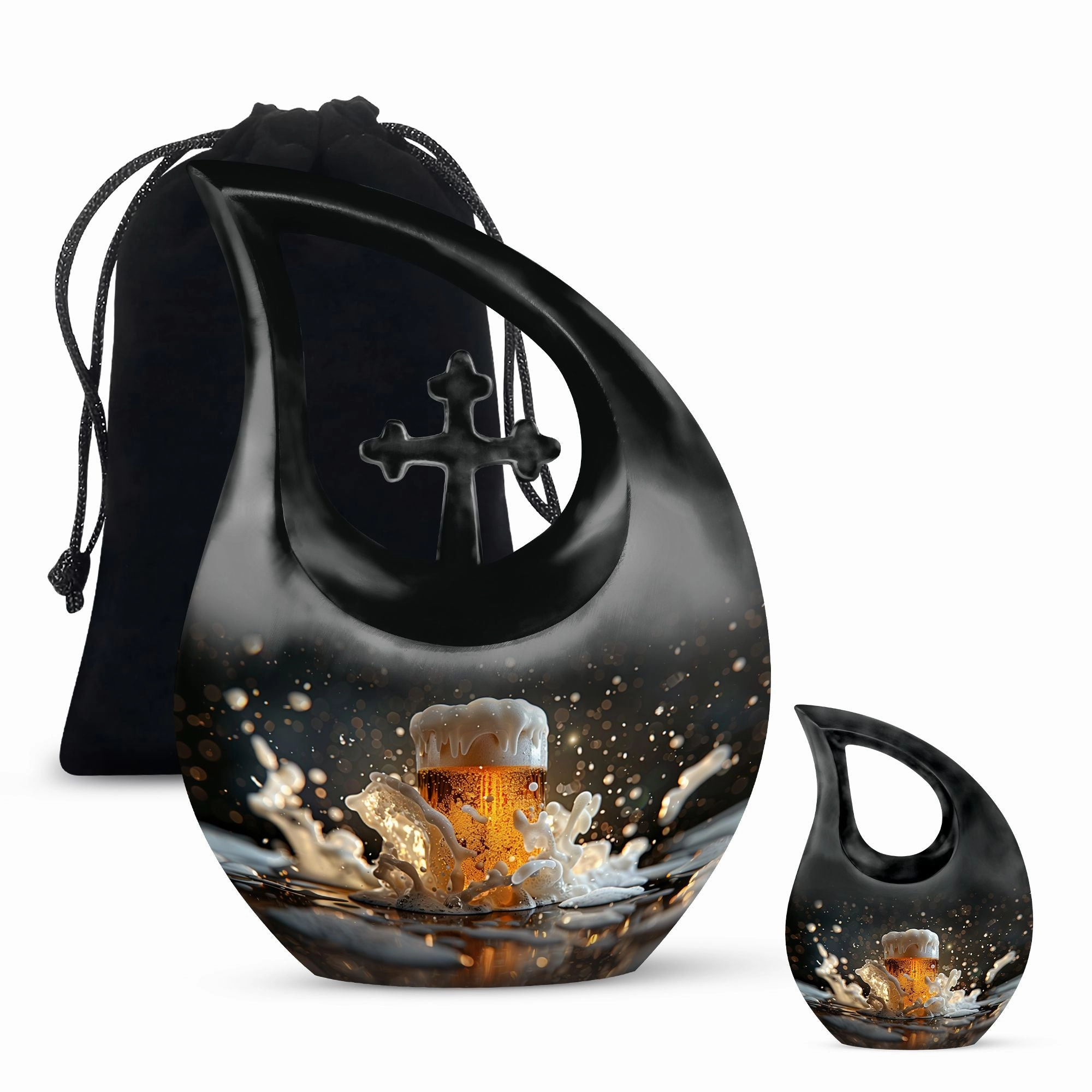 Beer Cremation Urns For Men Memorial & Funeral Urn
