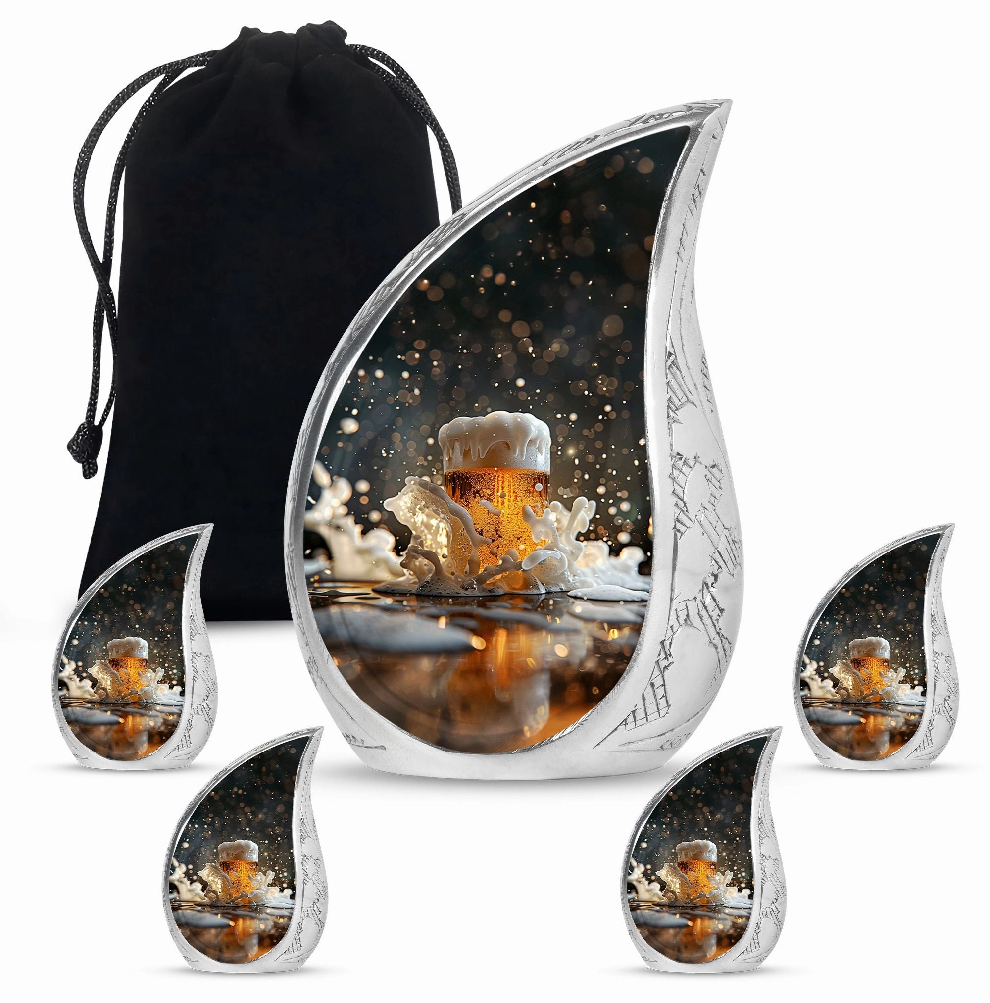 Beer Cremation Urns For Men Memorial & Funeral Urn