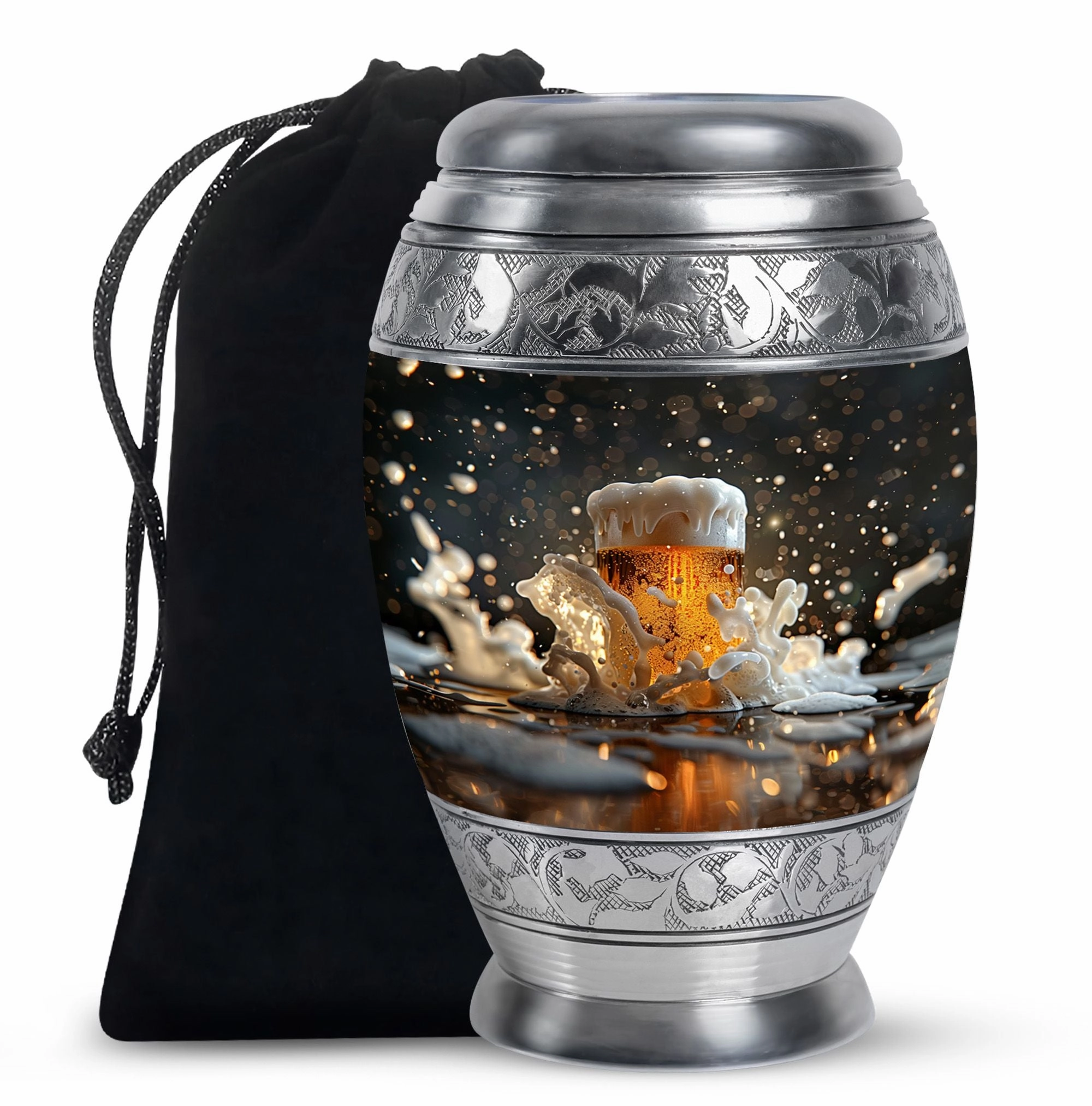 Beer Cremation Urns For Men Memorial & Funeral Urn