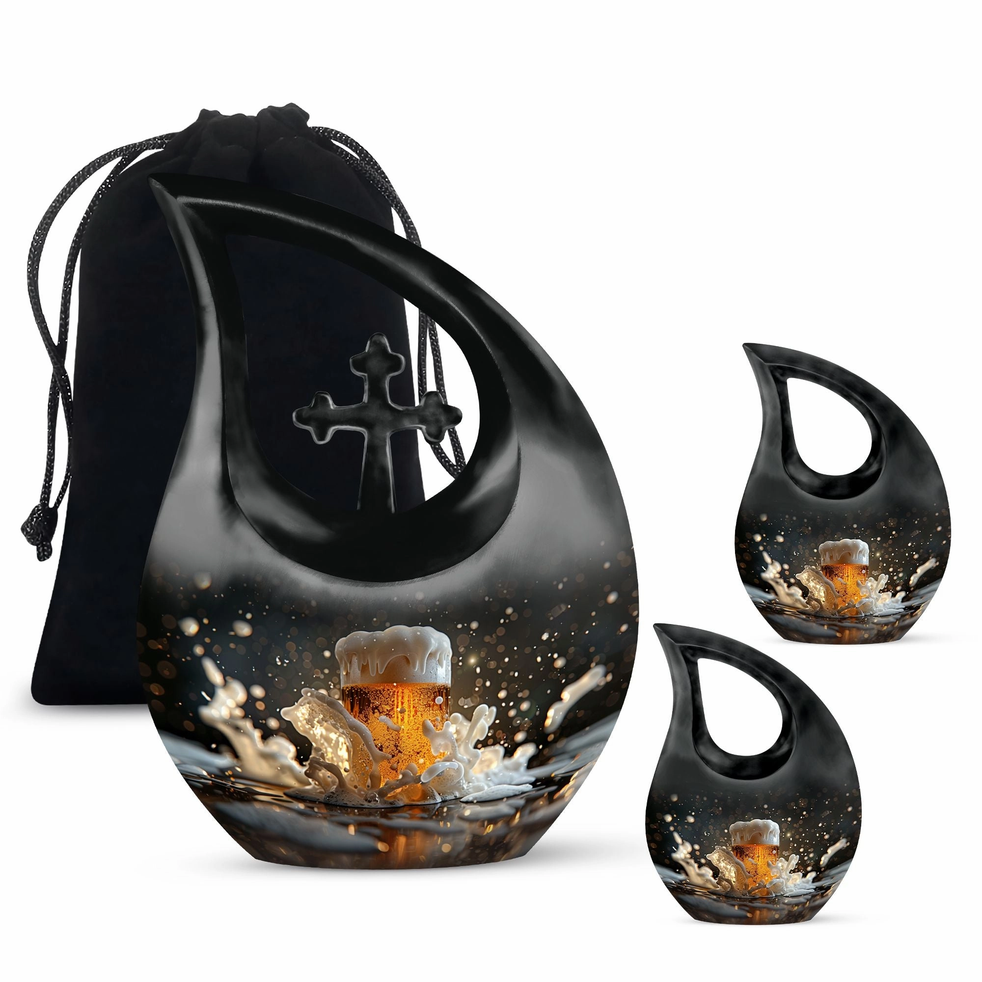 Beer Cremation Urns For Men Memorial & Funeral Urn