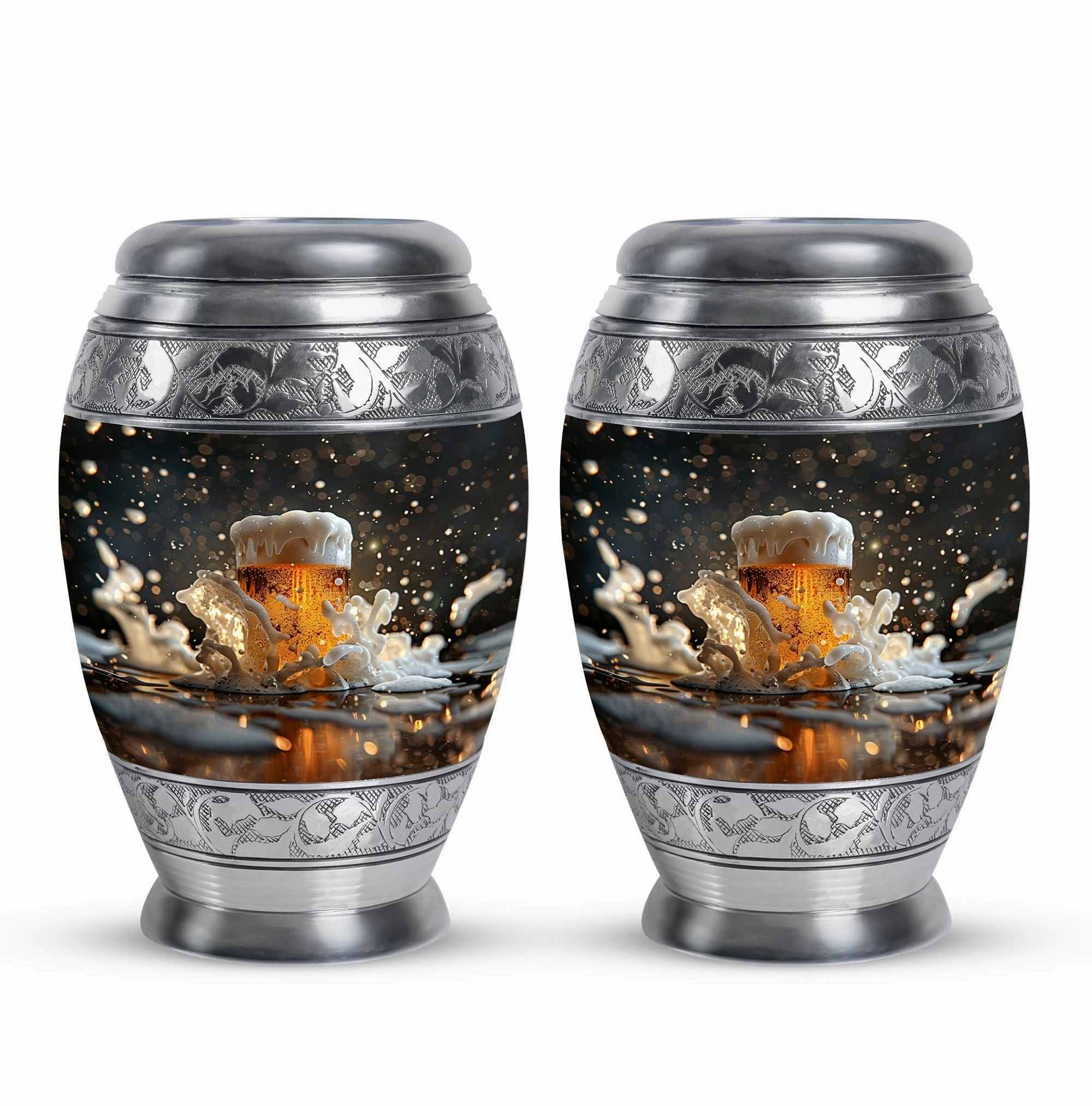 Beer Cremation Urns For Men Memorial & Funeral Urn