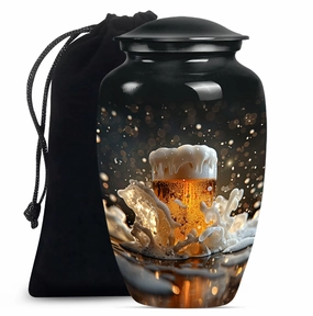 Beer Cremation Urns For Men Memorial & Funeral Urn