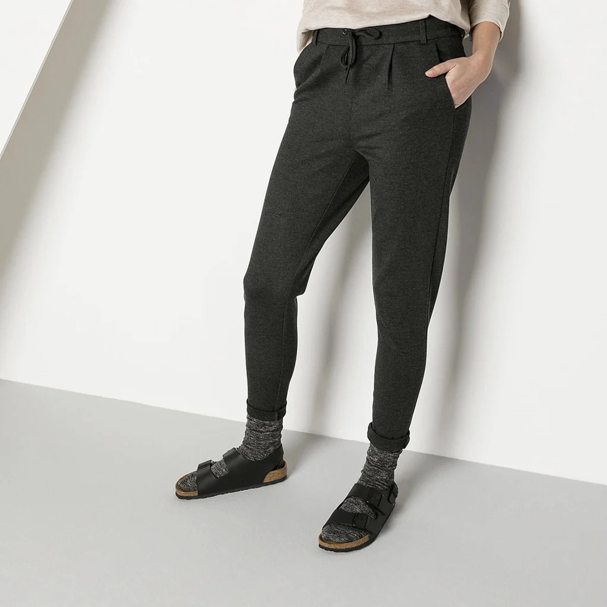 Birkenstock | MILANO BIRKO-FLOR  { BLACK