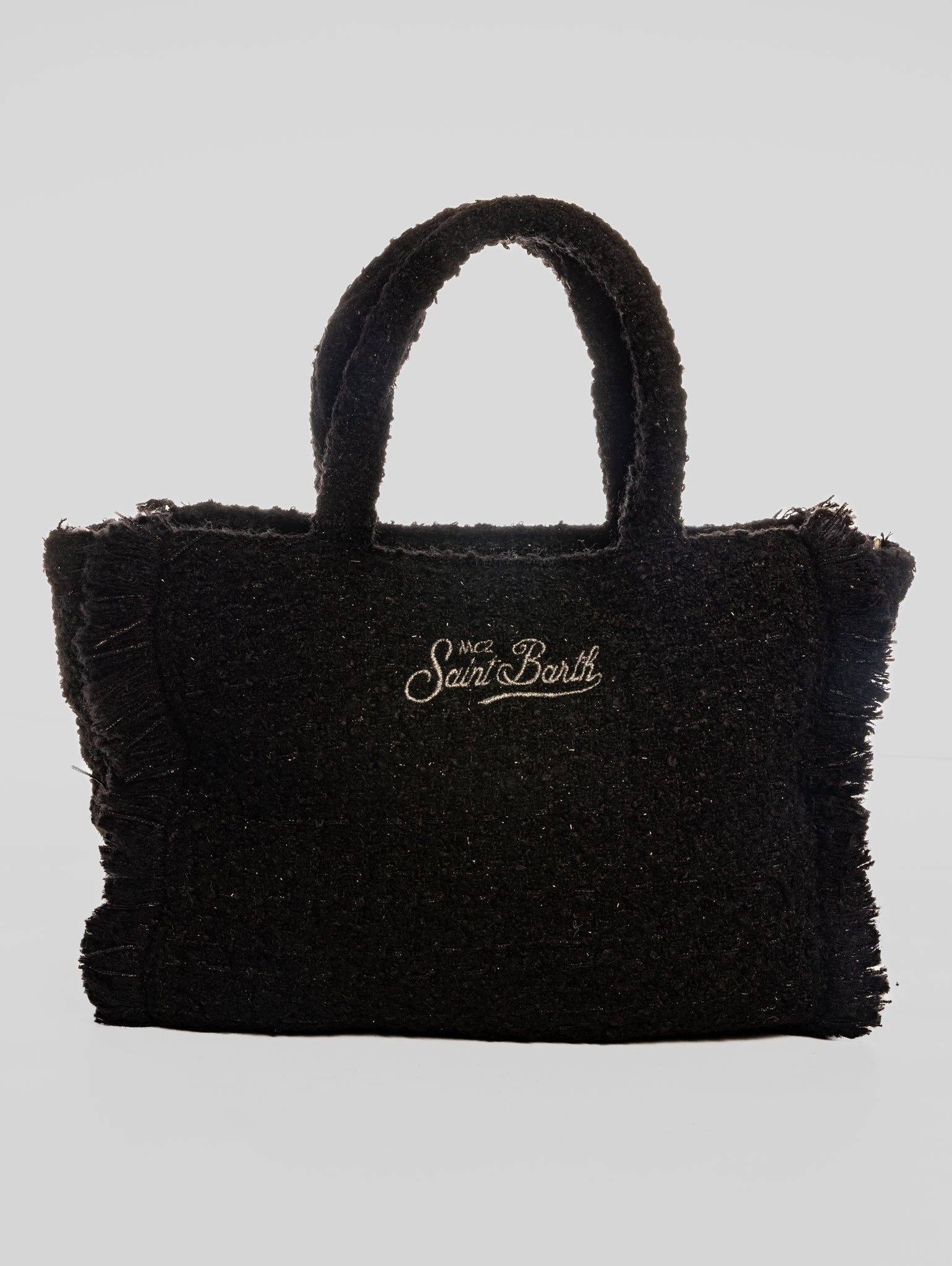 Black Tweed Collette Shoulder Bag