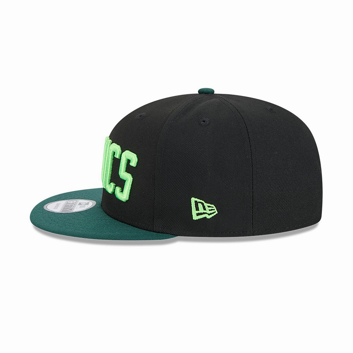 Boston Celtics New Era 2024 City Edition Black/Green 9FIFTY Adjustable Hat