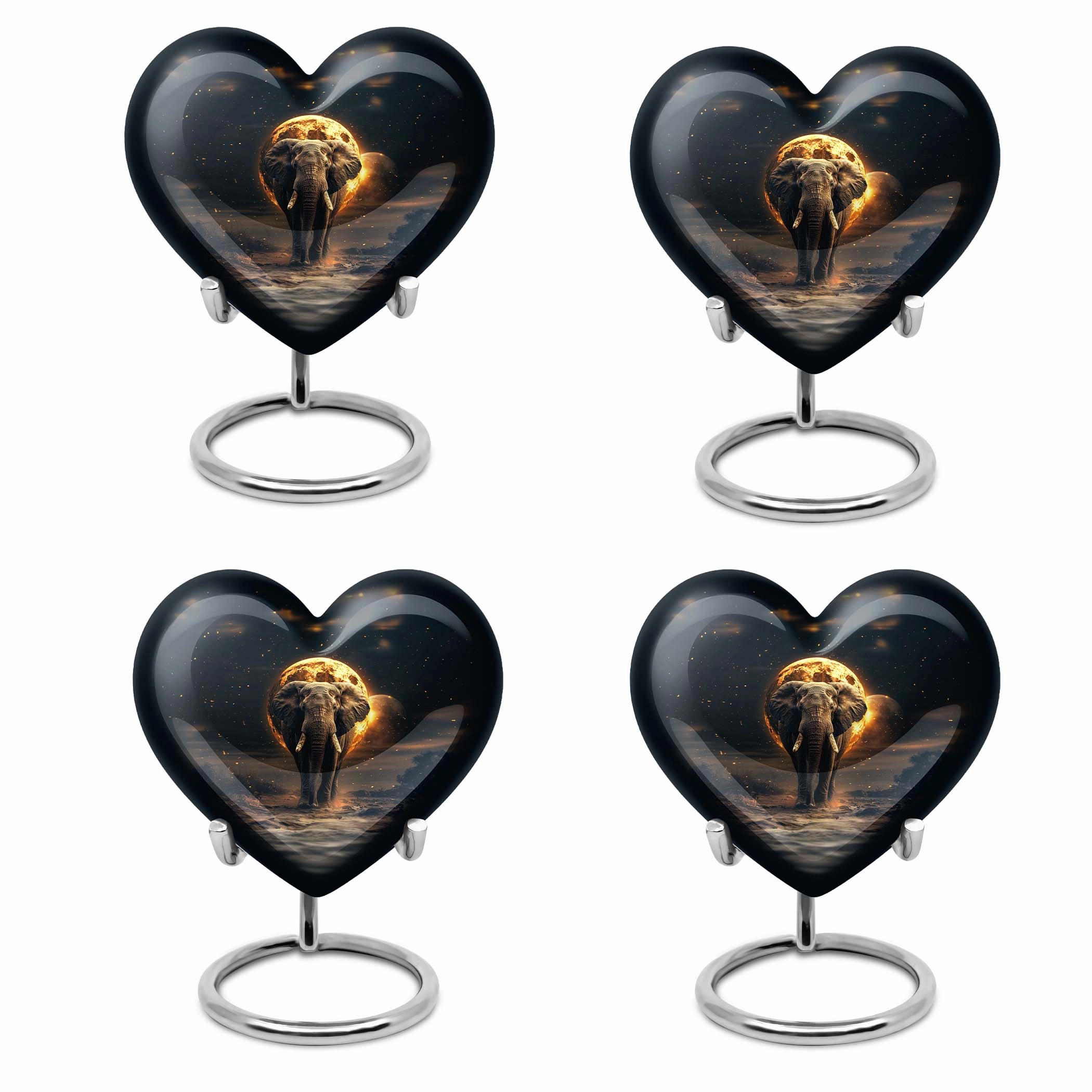 Butterfly Elephant Urn - Cremation Memorial for Adults