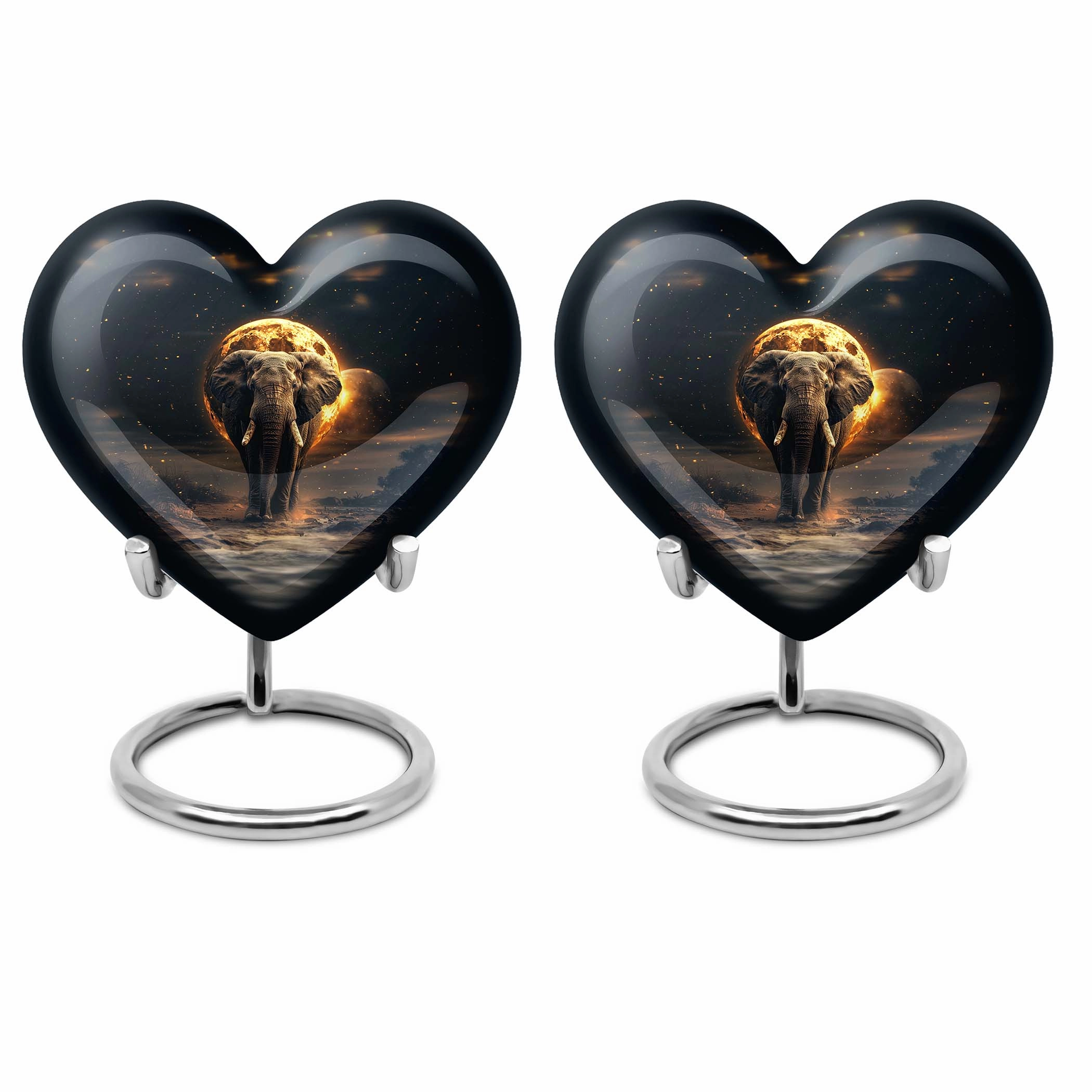 Butterfly Elephant Urn - Cremation Memorial for Adults