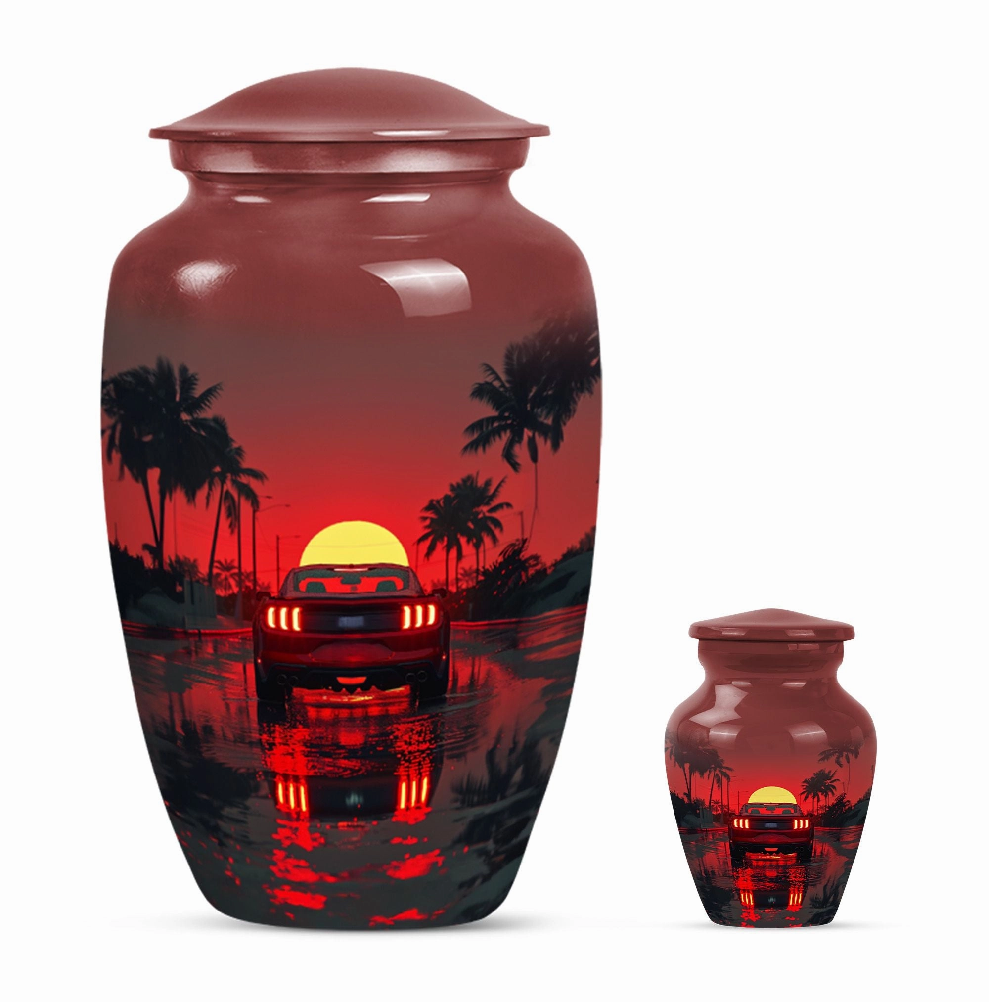 Butterfly Embrace: Car Memorial Cremation Urn for Peaceful Rest