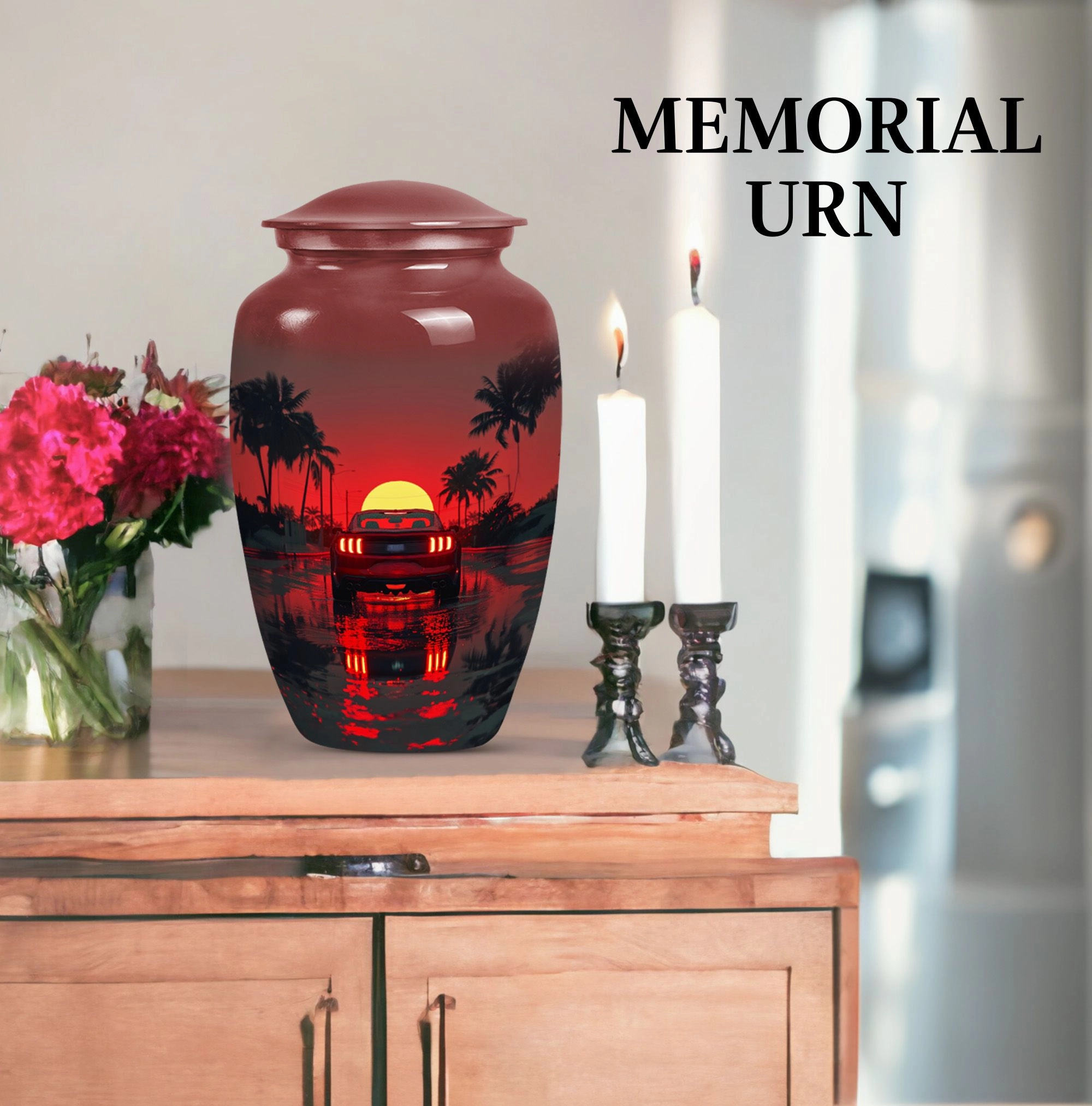 Butterfly Embrace: Car Memorial Cremation Urn for Peaceful Rest