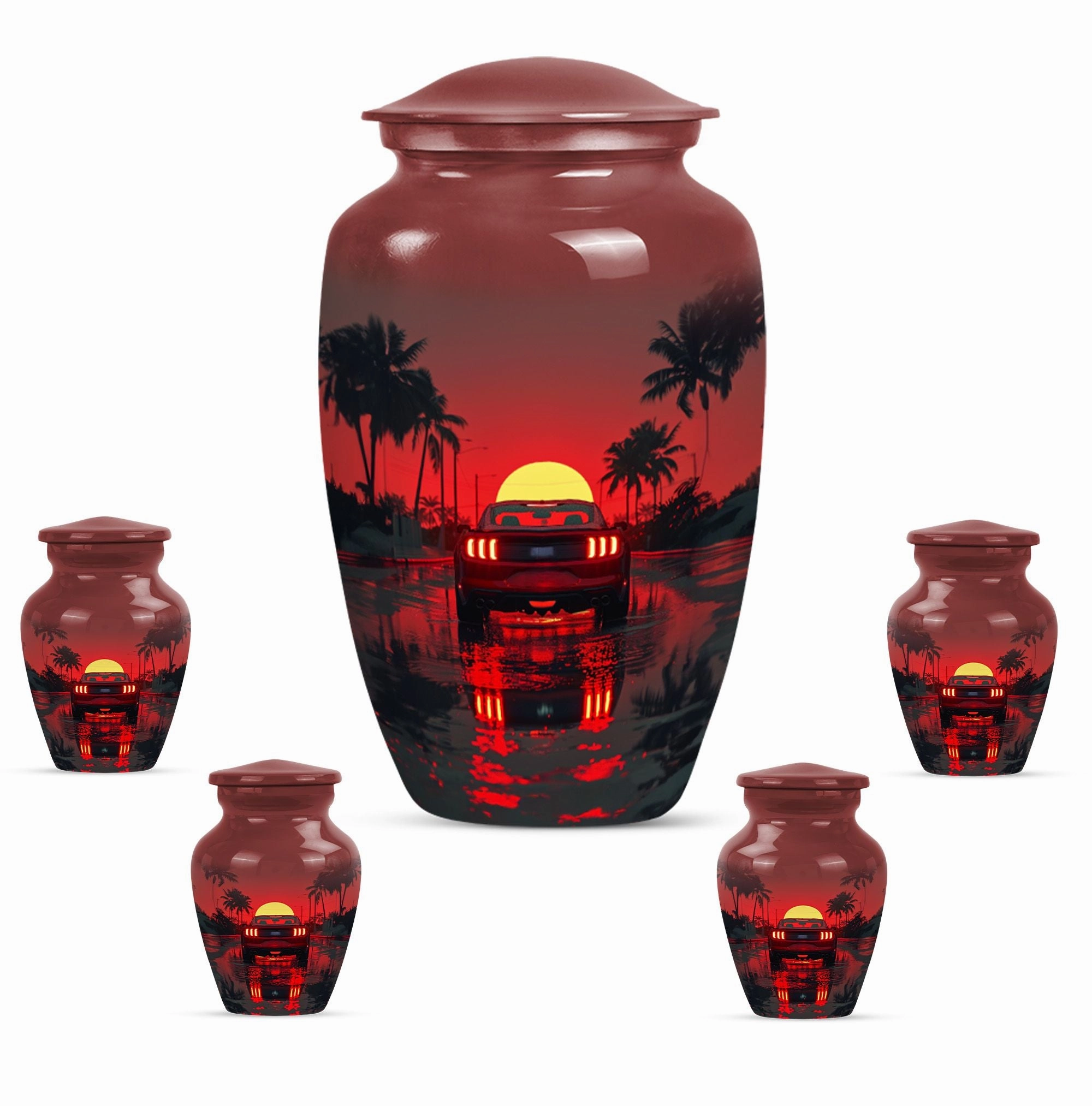 Butterfly Embrace: Car Memorial Cremation Urn for Peaceful Rest