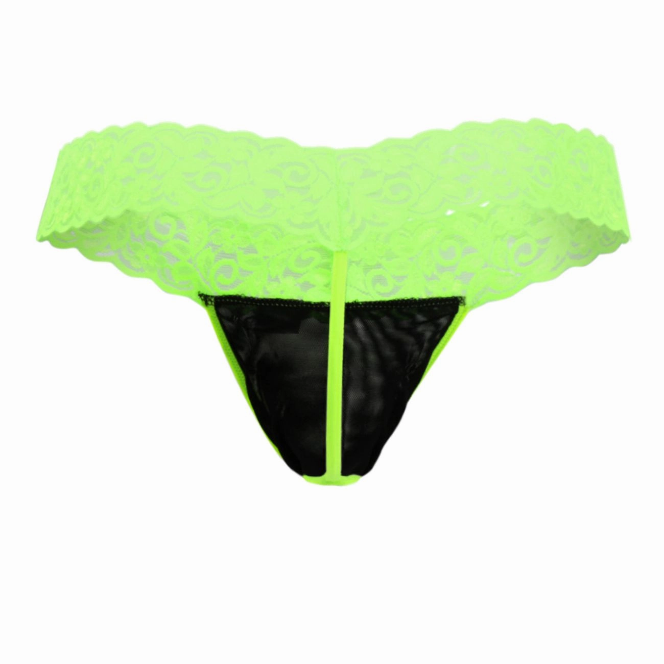 CandyMan 99370X Thongs Color Hot Green