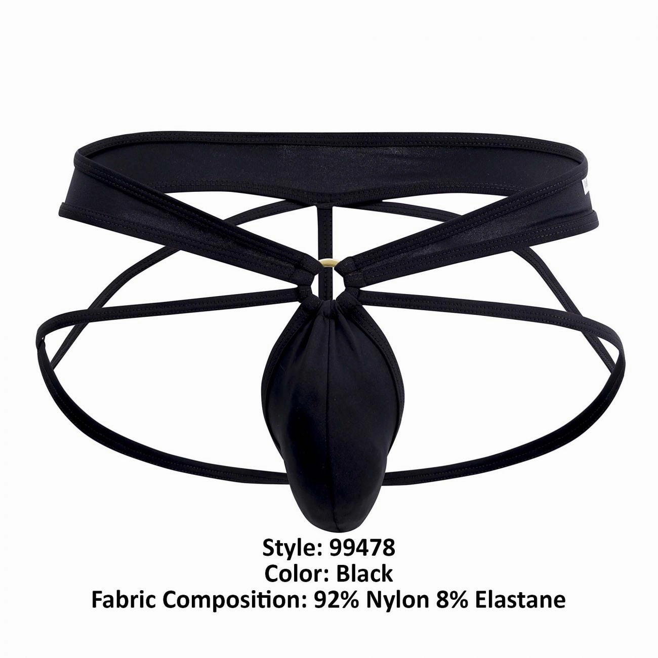 CandyMan 99478 Jockstrap Thongs Color Black