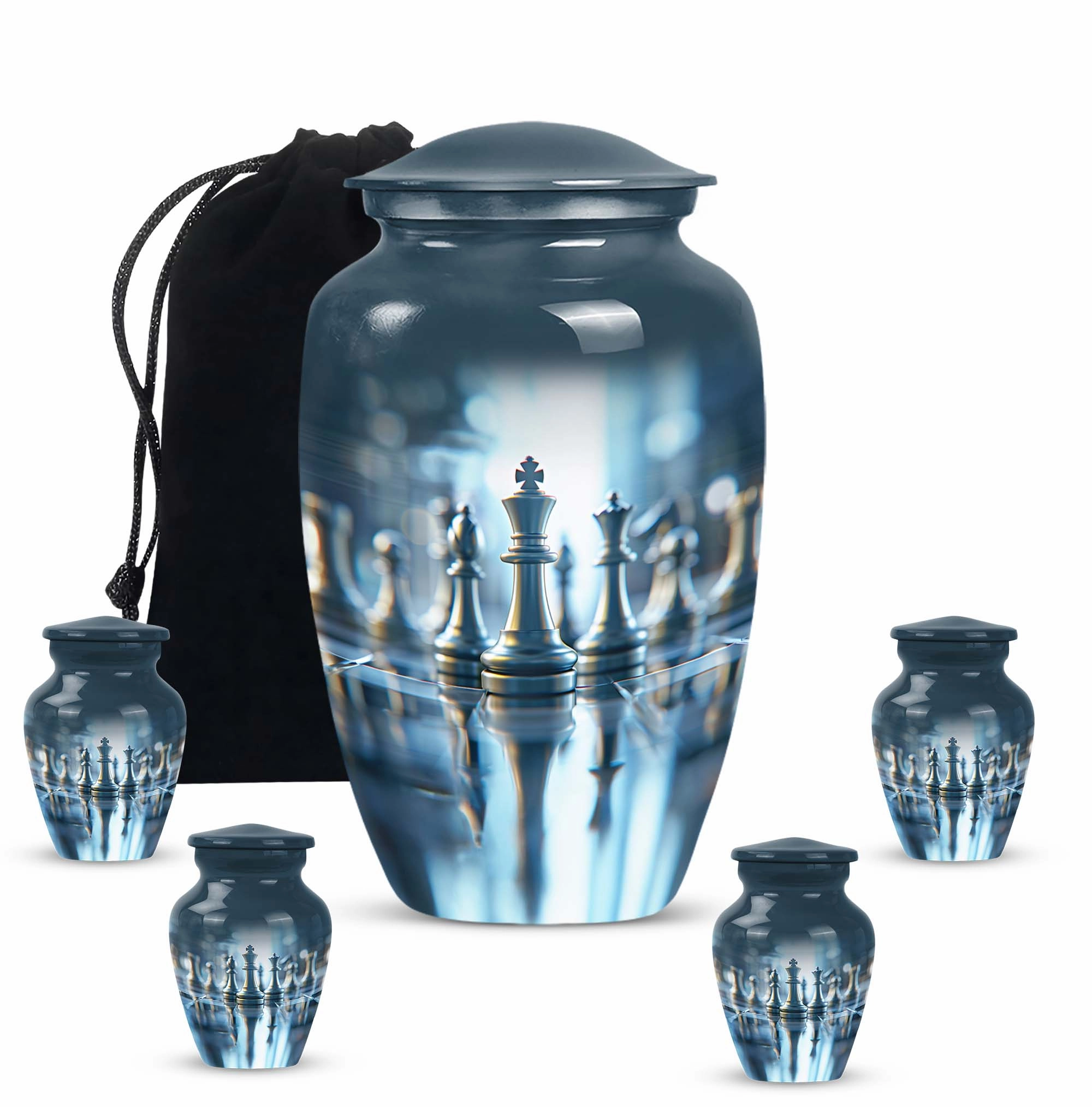 Chess Game Cremation Urn Burial Custom Cremation Container