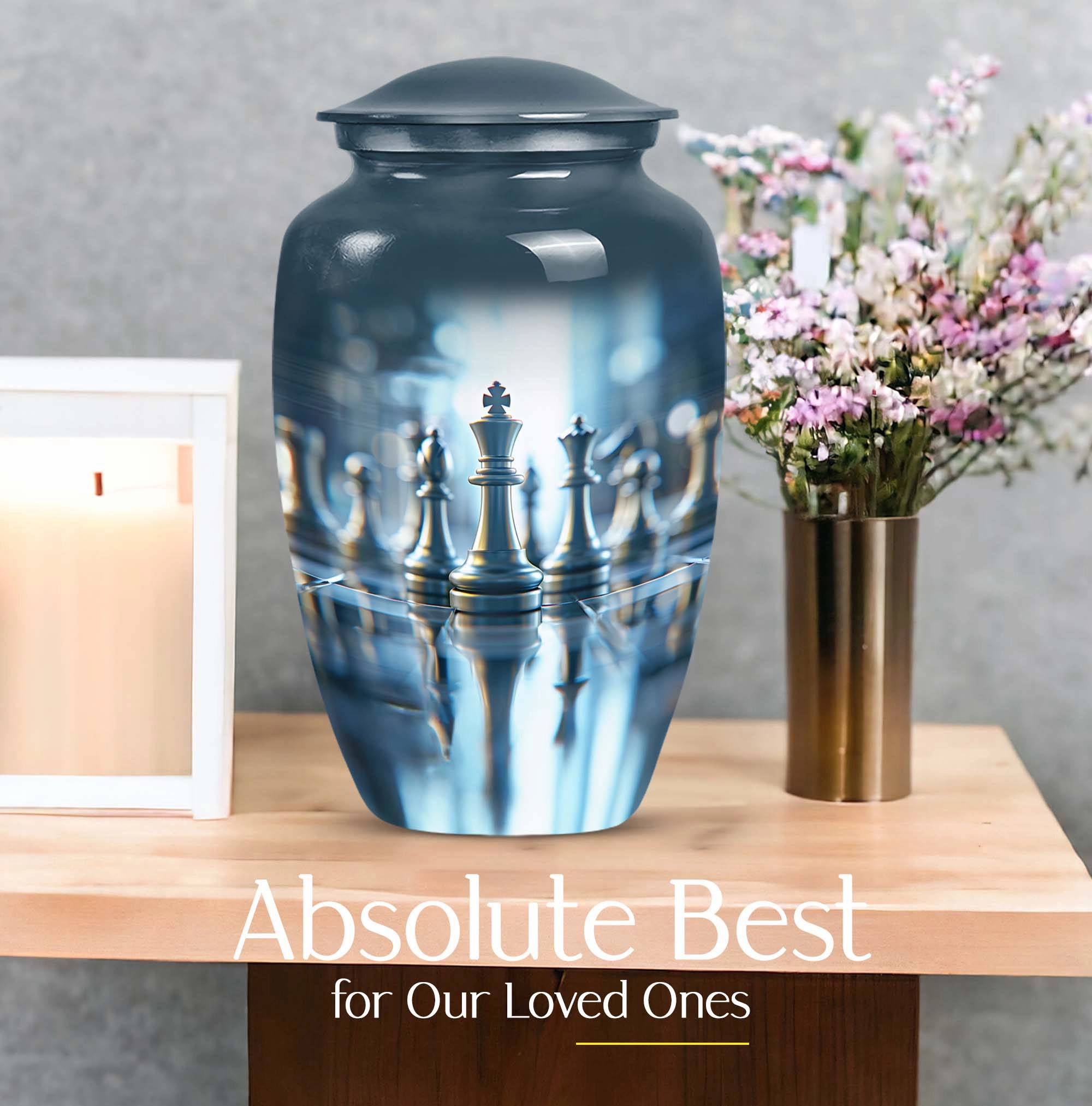 Chess Game Cremation Urn Burial Custom Cremation Container