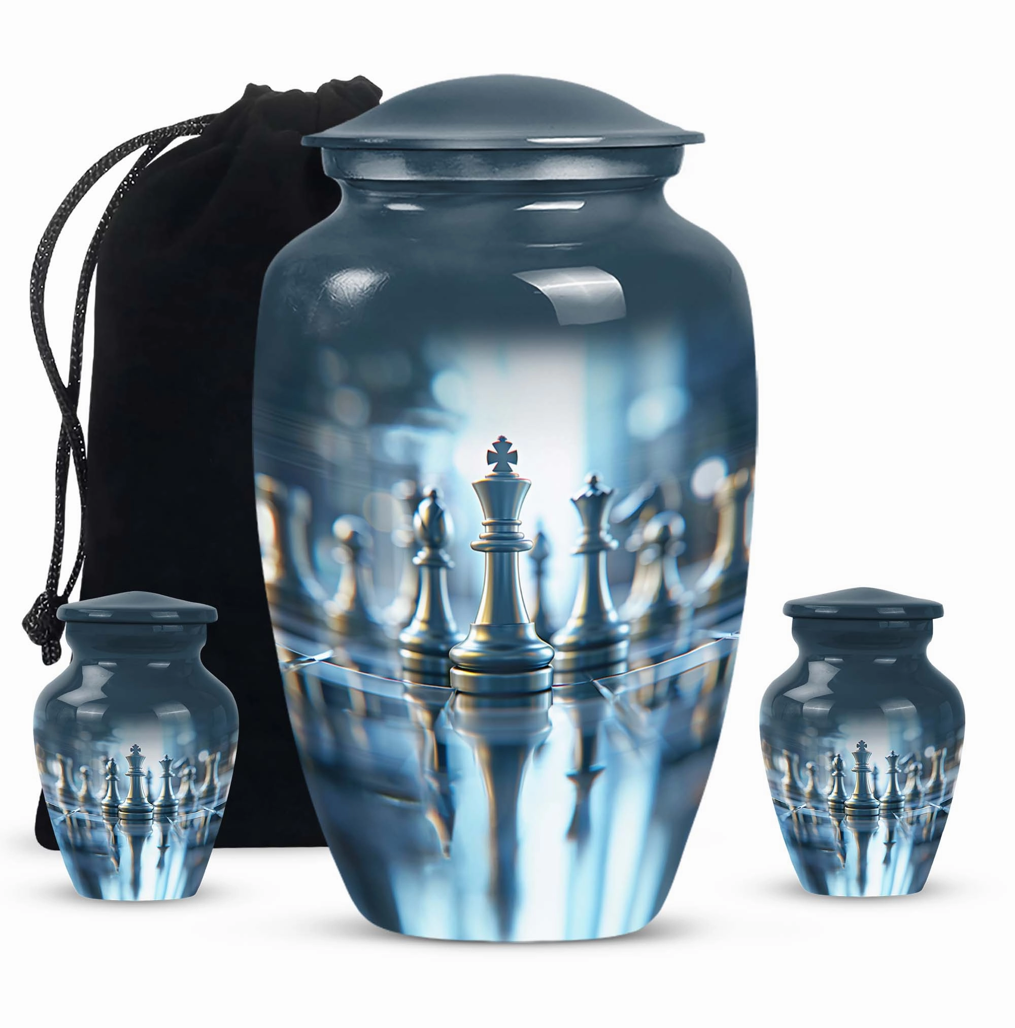 Chess Game Cremation Urn Burial Custom Cremation Container