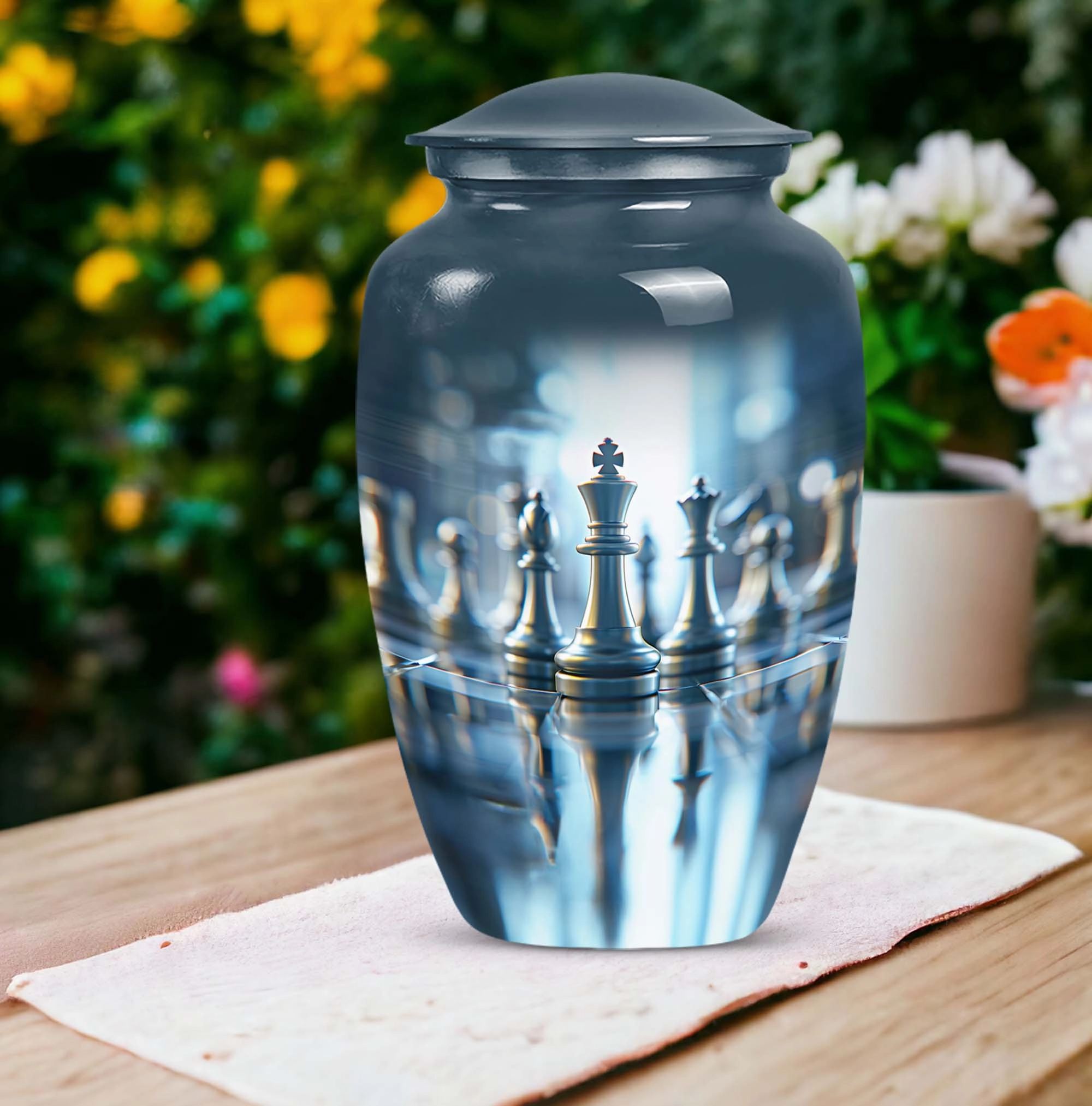 Chess Game Cremation Urn Burial Custom Cremation Container