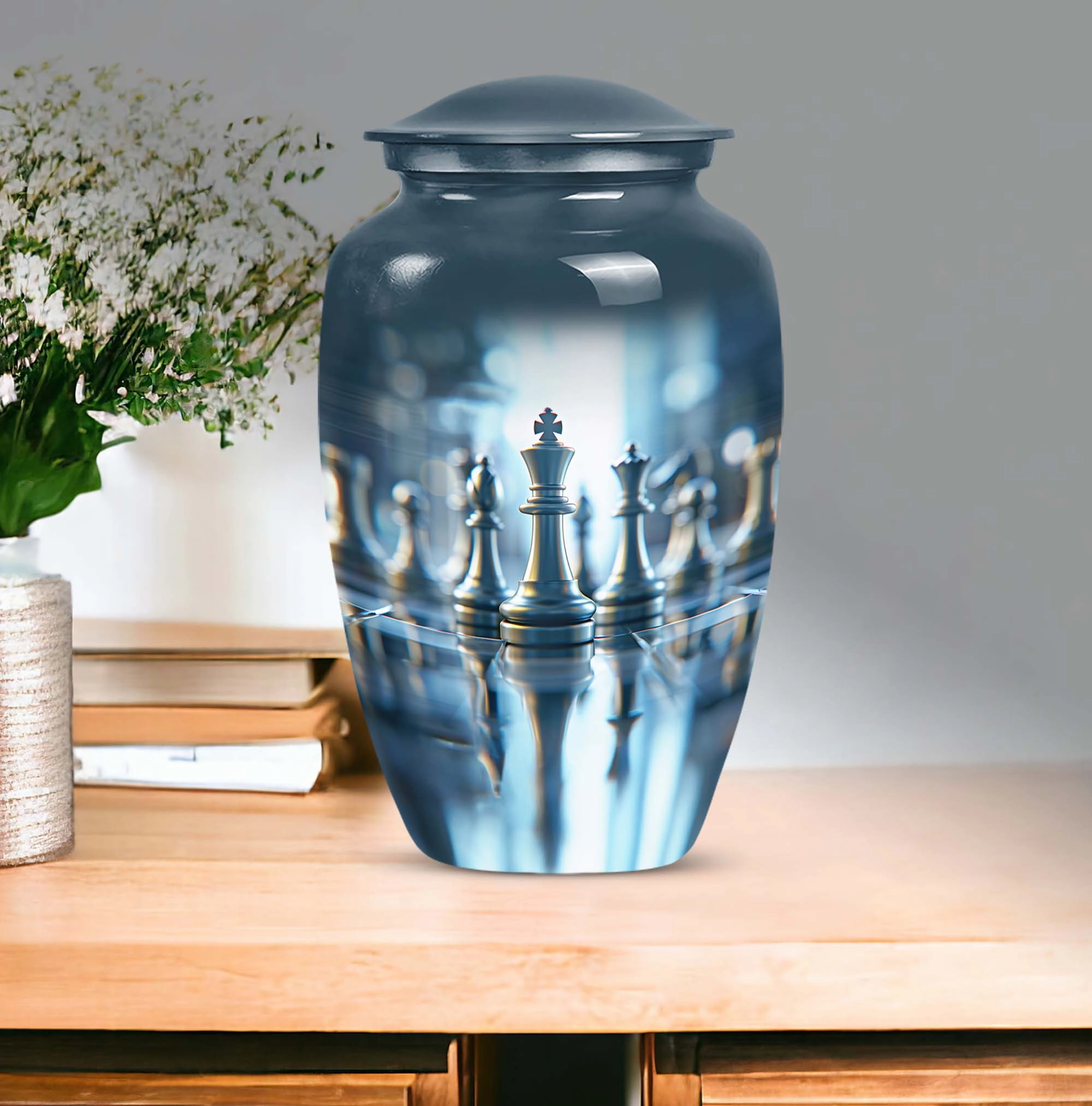 Chess Game Cremation Urn Burial Custom Cremation Container