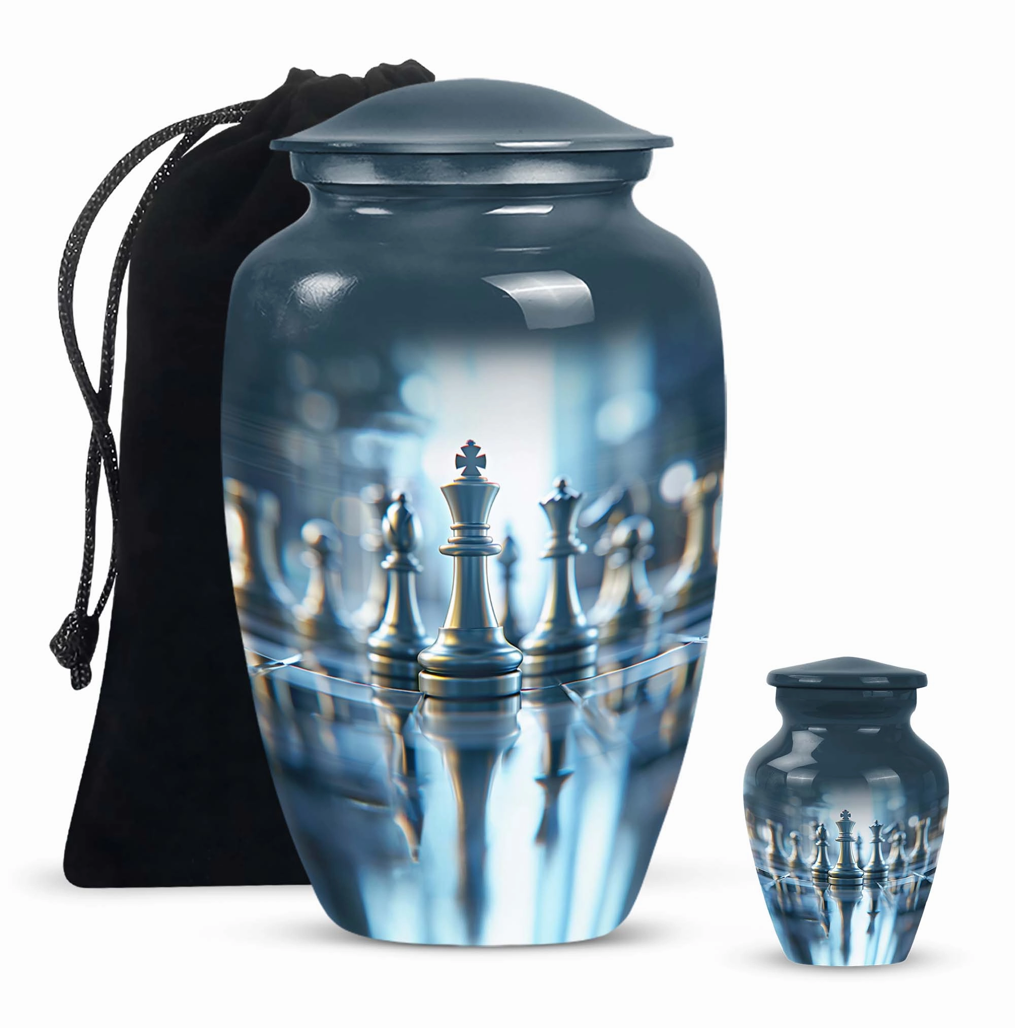 Chess Game Cremation Urn Burial Custom Cremation Container