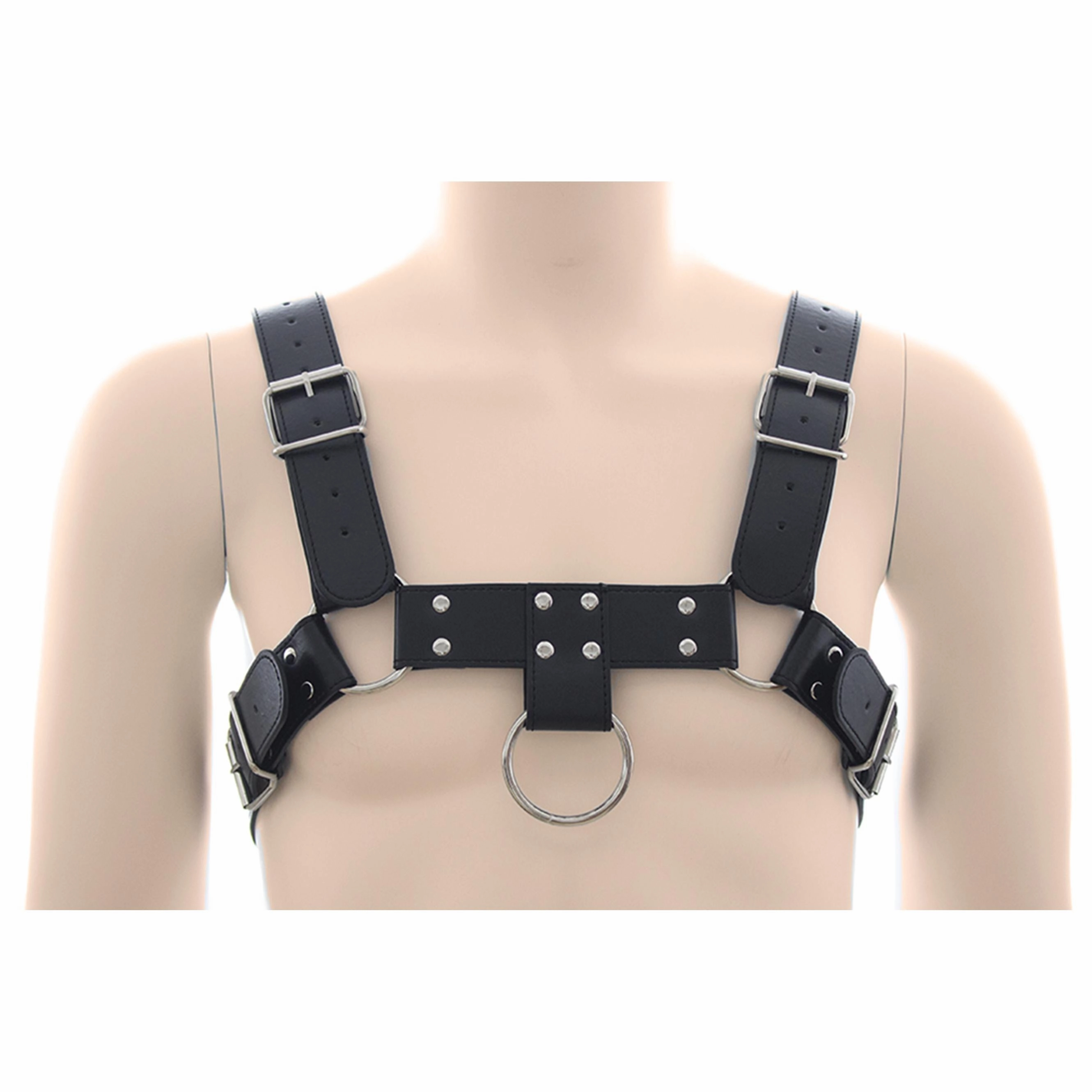 Chest Harness - Bulldog PVC Vegan Leather