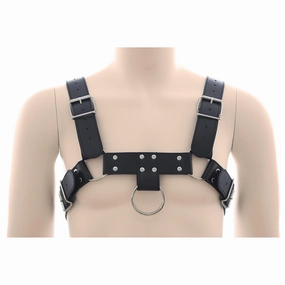 Chest Harness - Bulldog PVC Vegan Leather