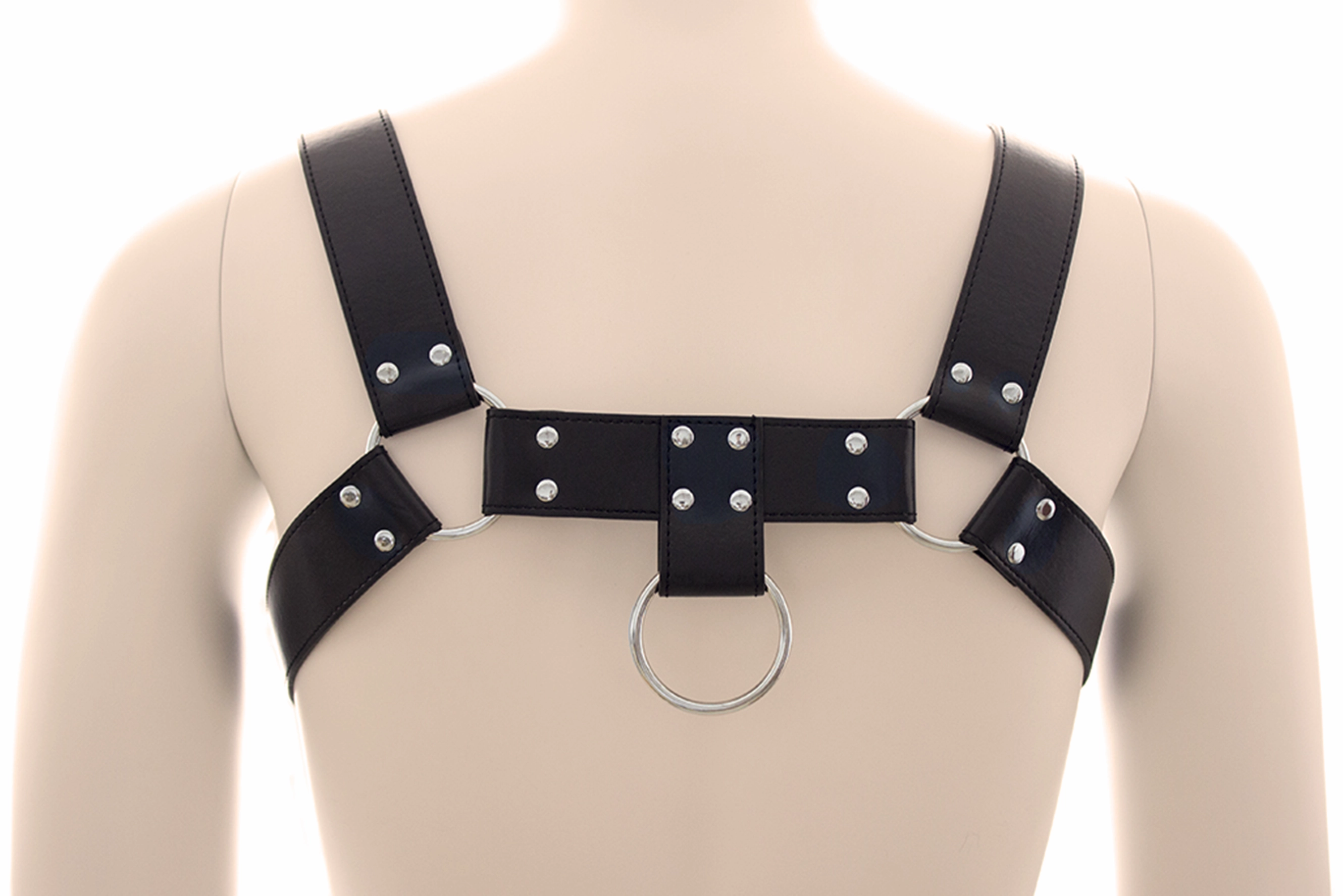 Chest Harness - Bulldog PVC Vegan Leather