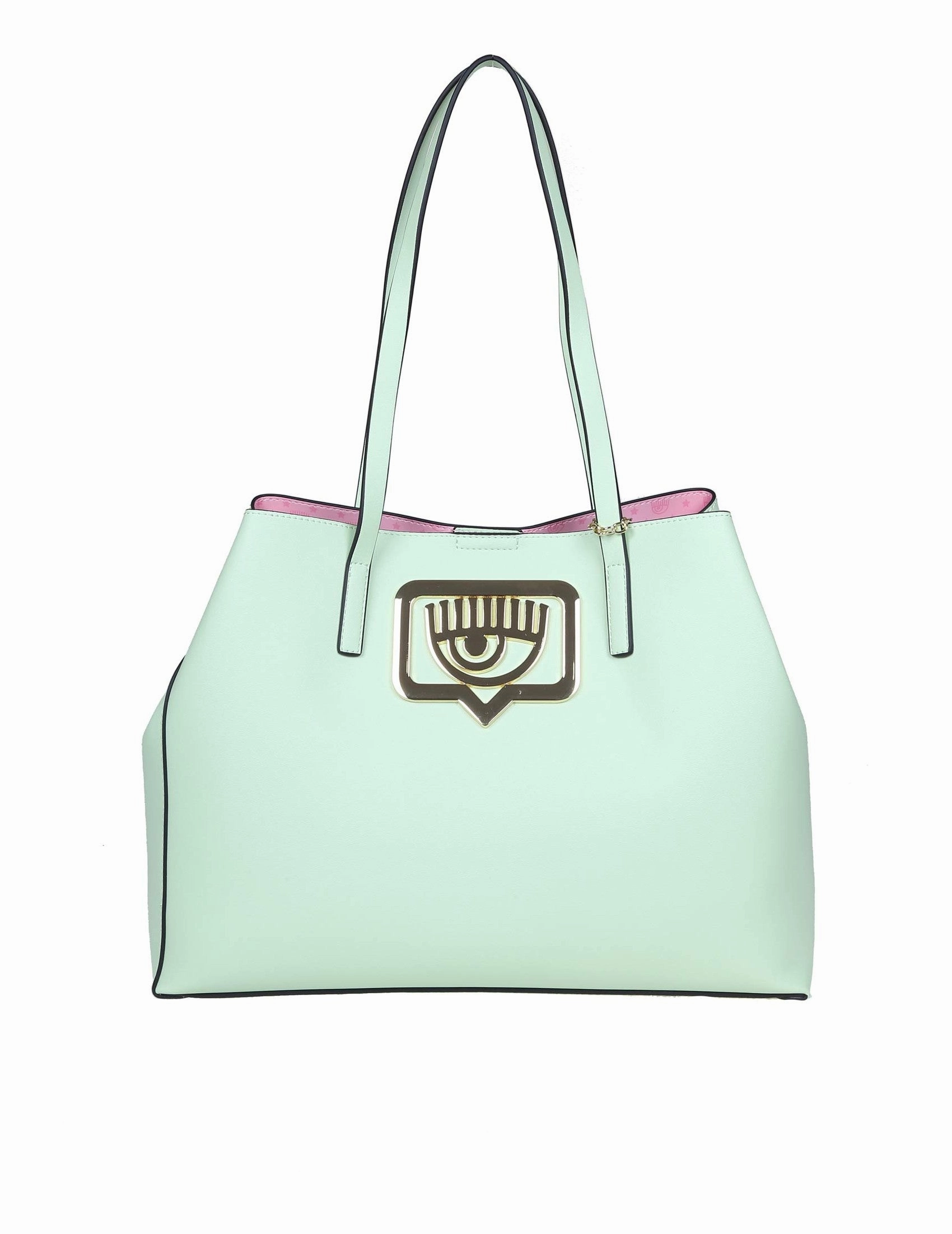 Chiara Ferragni Bold Eye Medium Top Handle Bag