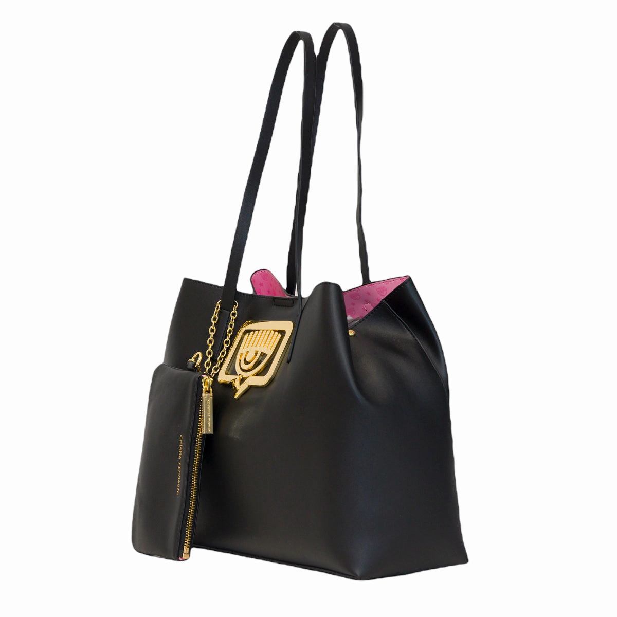 Chiara Ferragni Bold Eye Medium Top Handle Bag