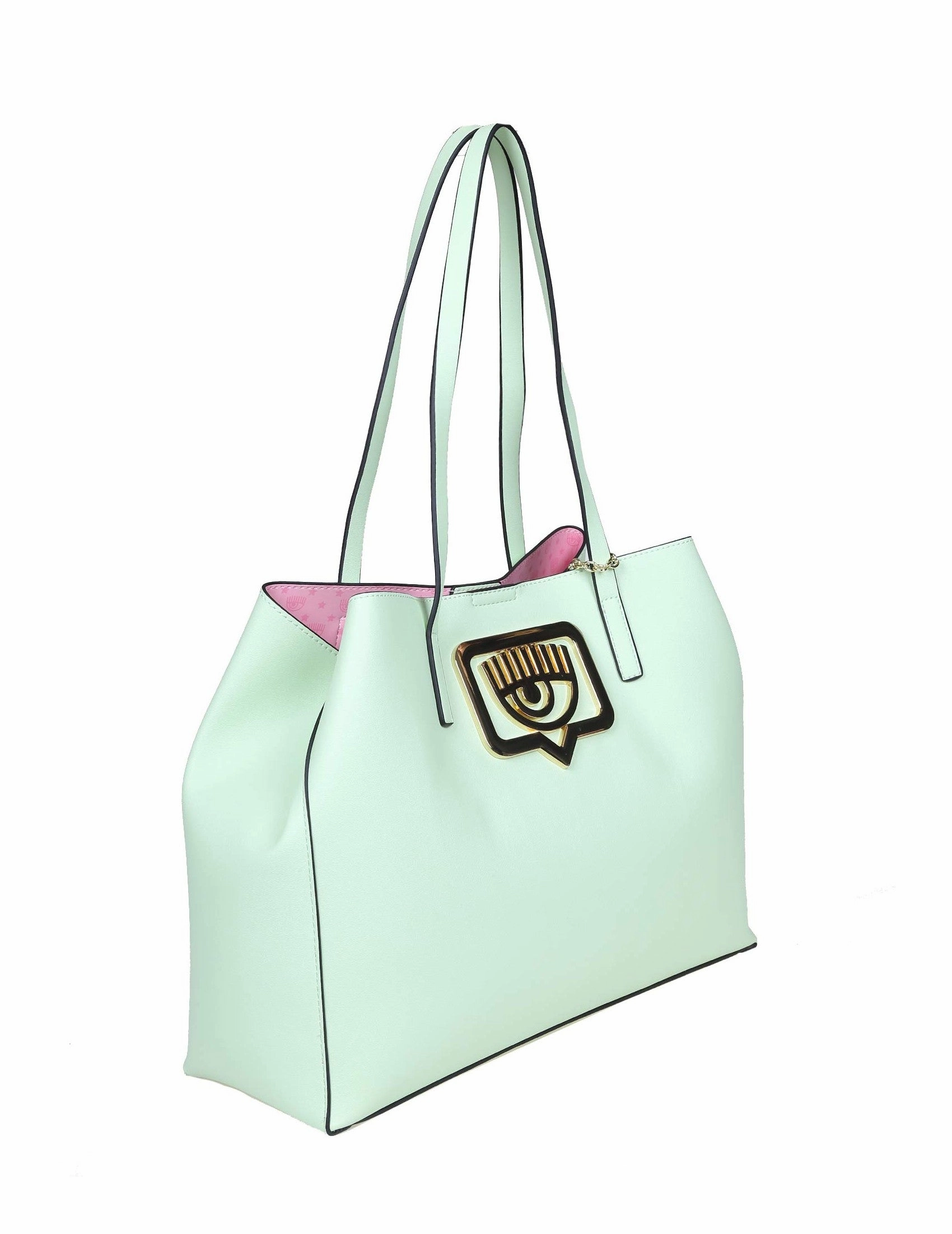 Chiara Ferragni Bold Eye Medium Top Handle Bag
