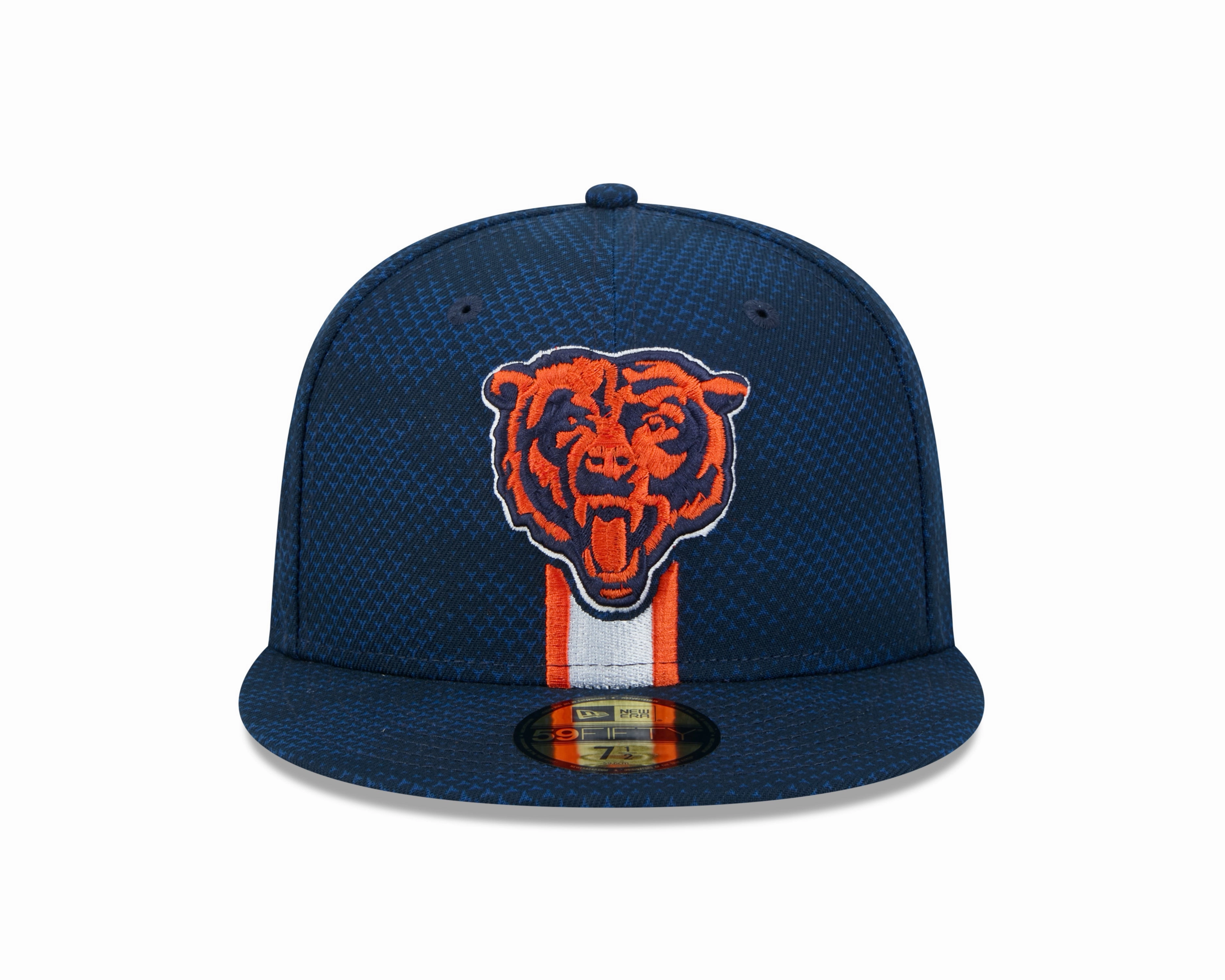 Chicago Bears New Era 2024 Sideline Primary Navy 59FIFTY Fitted Hat