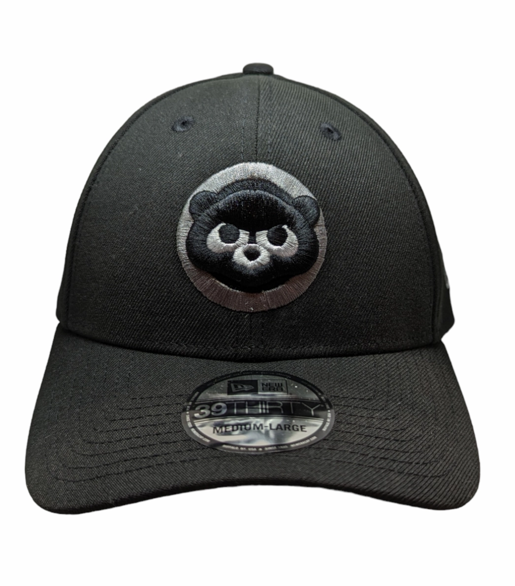 Chicago Cubs New Era Cooperstown Collection Black/Graphite 39THIRTY Flex Hat