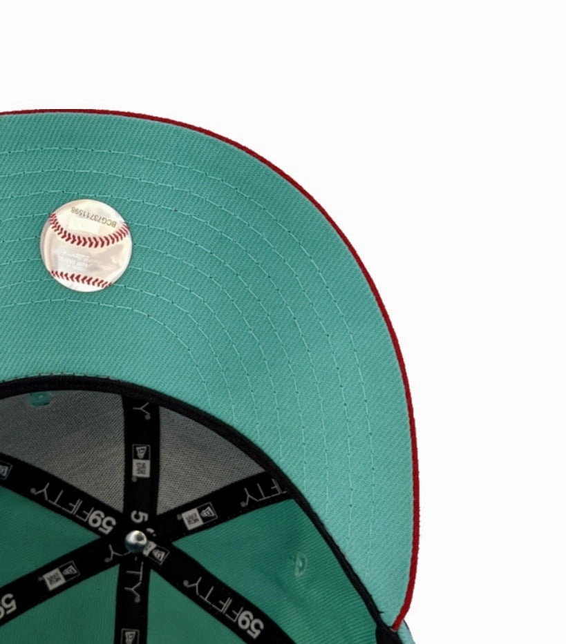 Chicago White Sox 1917 New Era 2 Tone Mint/Red 59FIFTY Fitted Hat