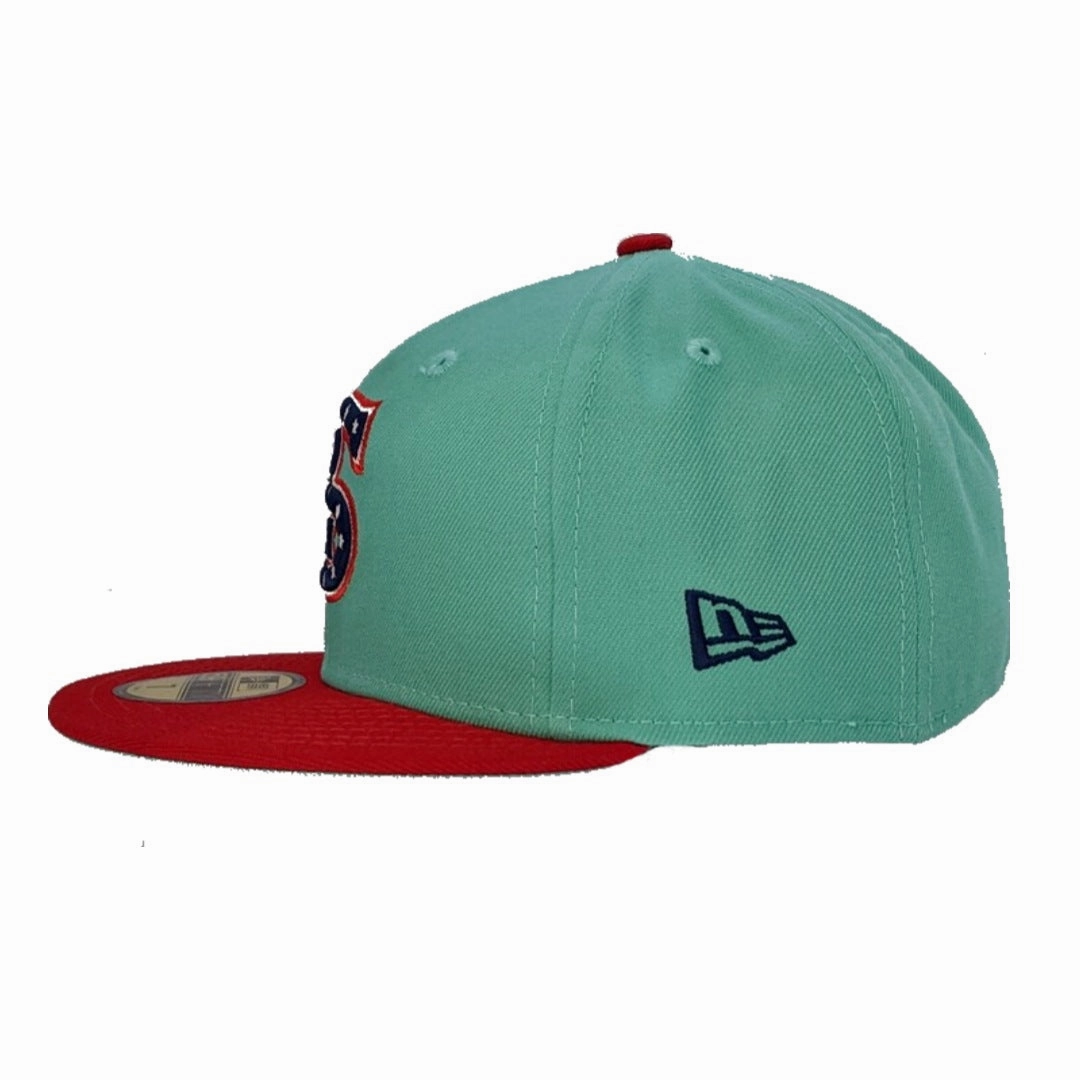 Chicago White Sox 1917 New Era 2 Tone Mint/Red 59FIFTY Fitted Hat