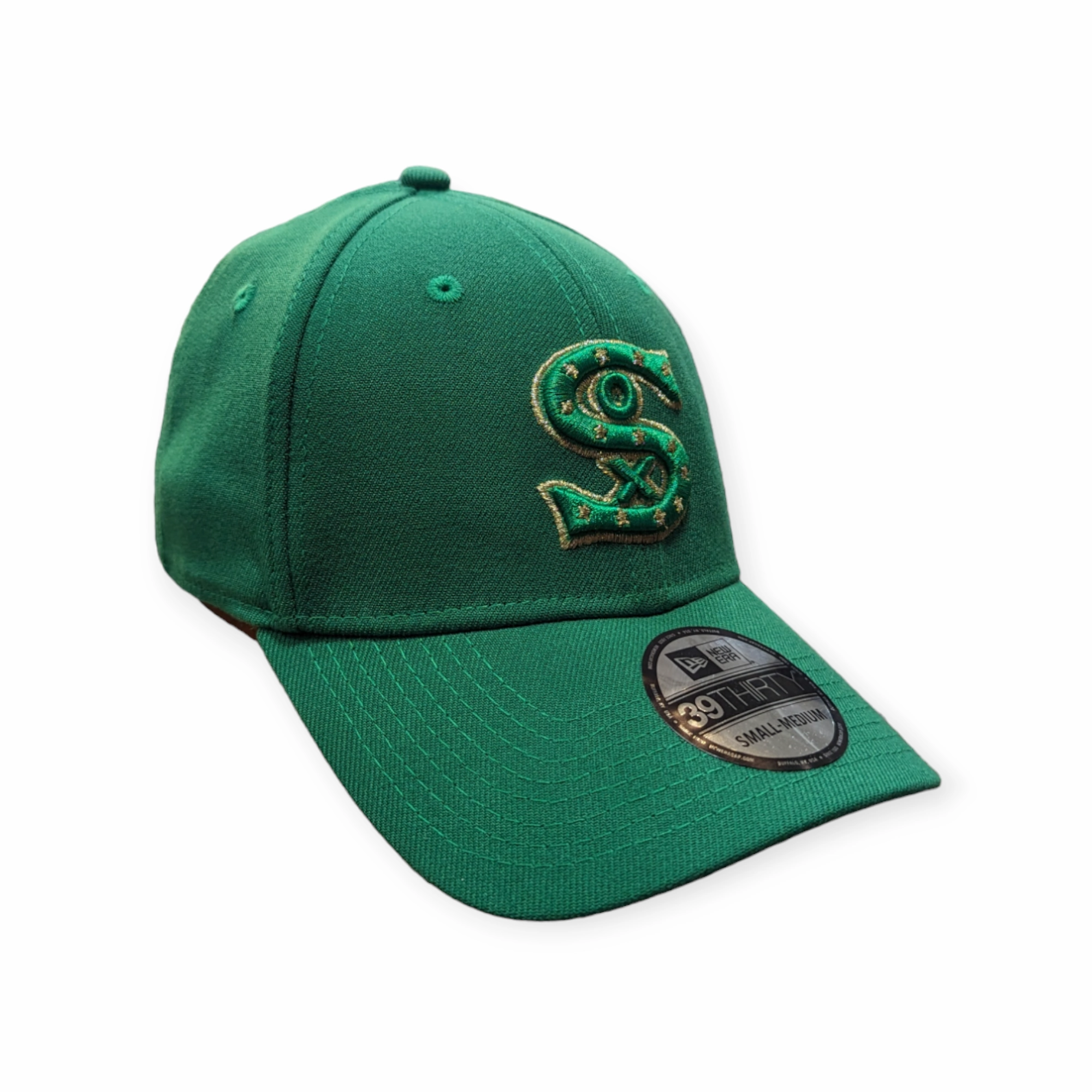 Chicago White Sox New Era 1917 Halfway To St. Patrick's Day Kelly Green 39THIRTY Flex Fit Hat