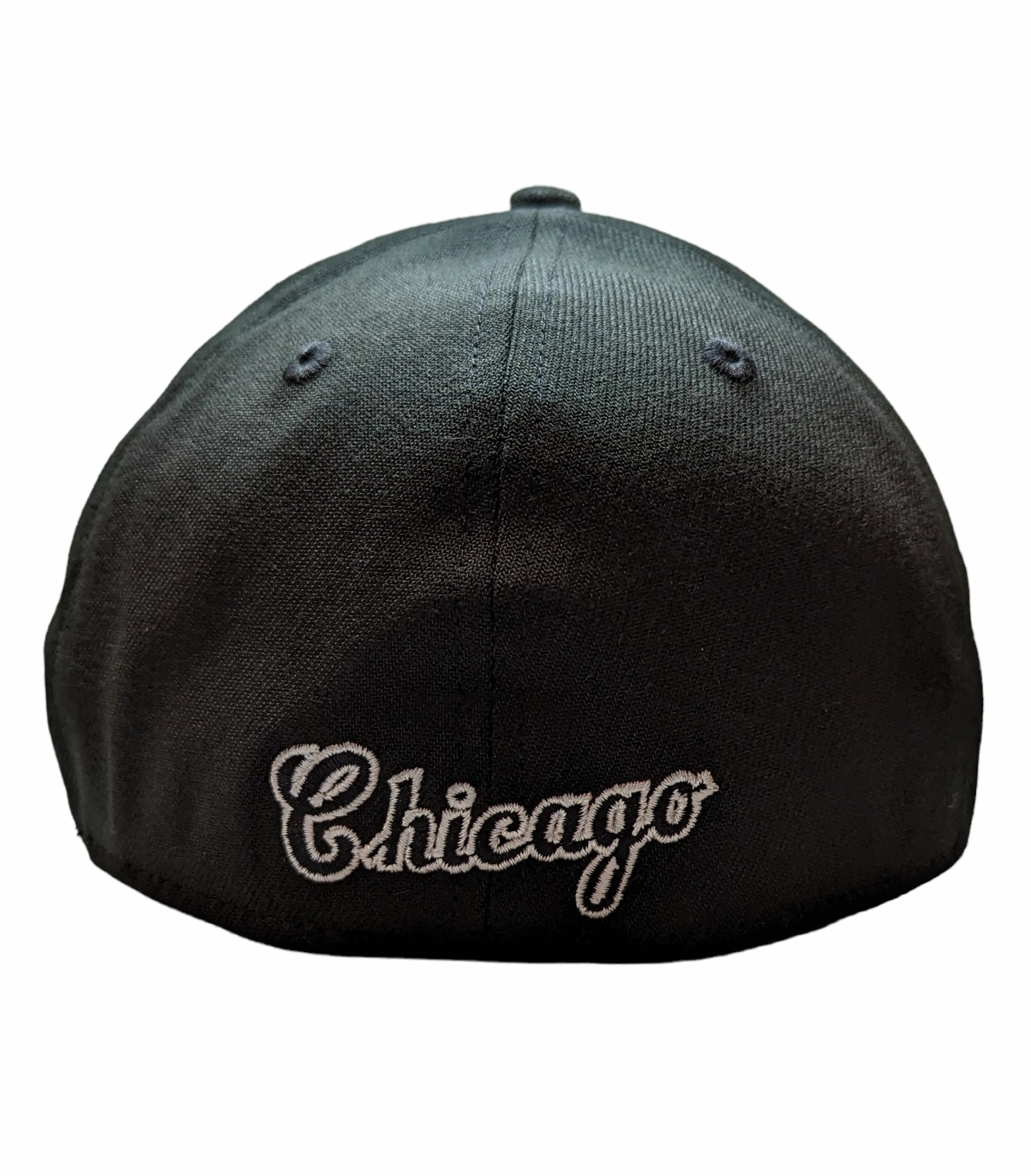 Chicago White Sox New Era Diamond Black 39THIRTY Flex Fit Cap