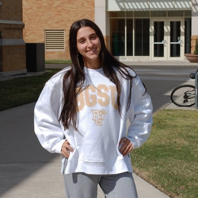 Chicka-D BGSU Peekaboo Sunset Pullover
