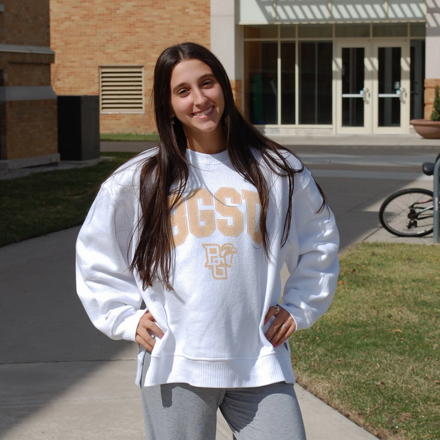 Chicka-D BGSU Peekaboo Sunset Pullover