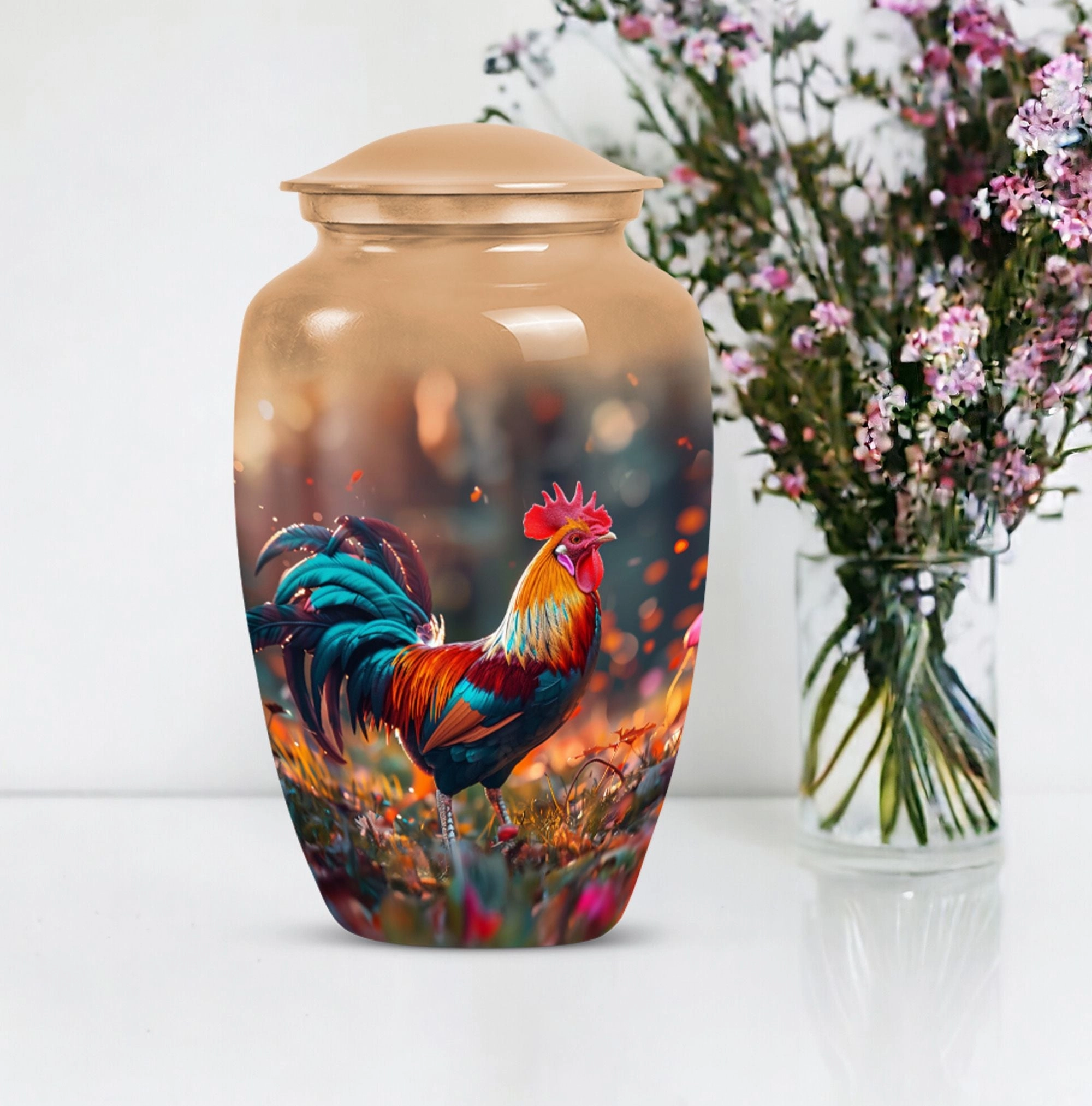 Chicken Urn Tranquility: Personalized Memorial Burial Ash Urns For Humans