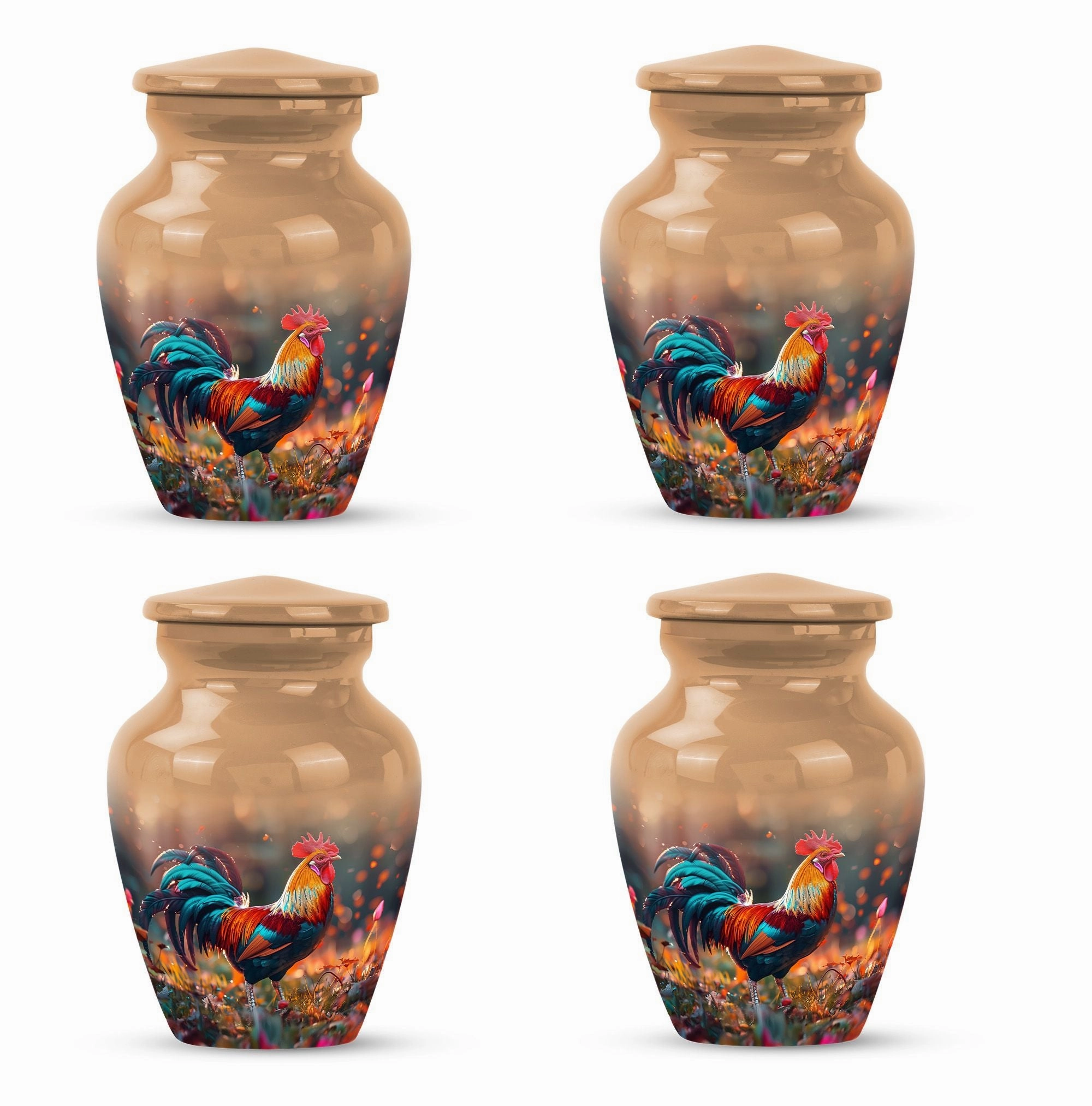 Chicken Urn Tranquility: Personalized Memorial Burial Ash Urns For Humans